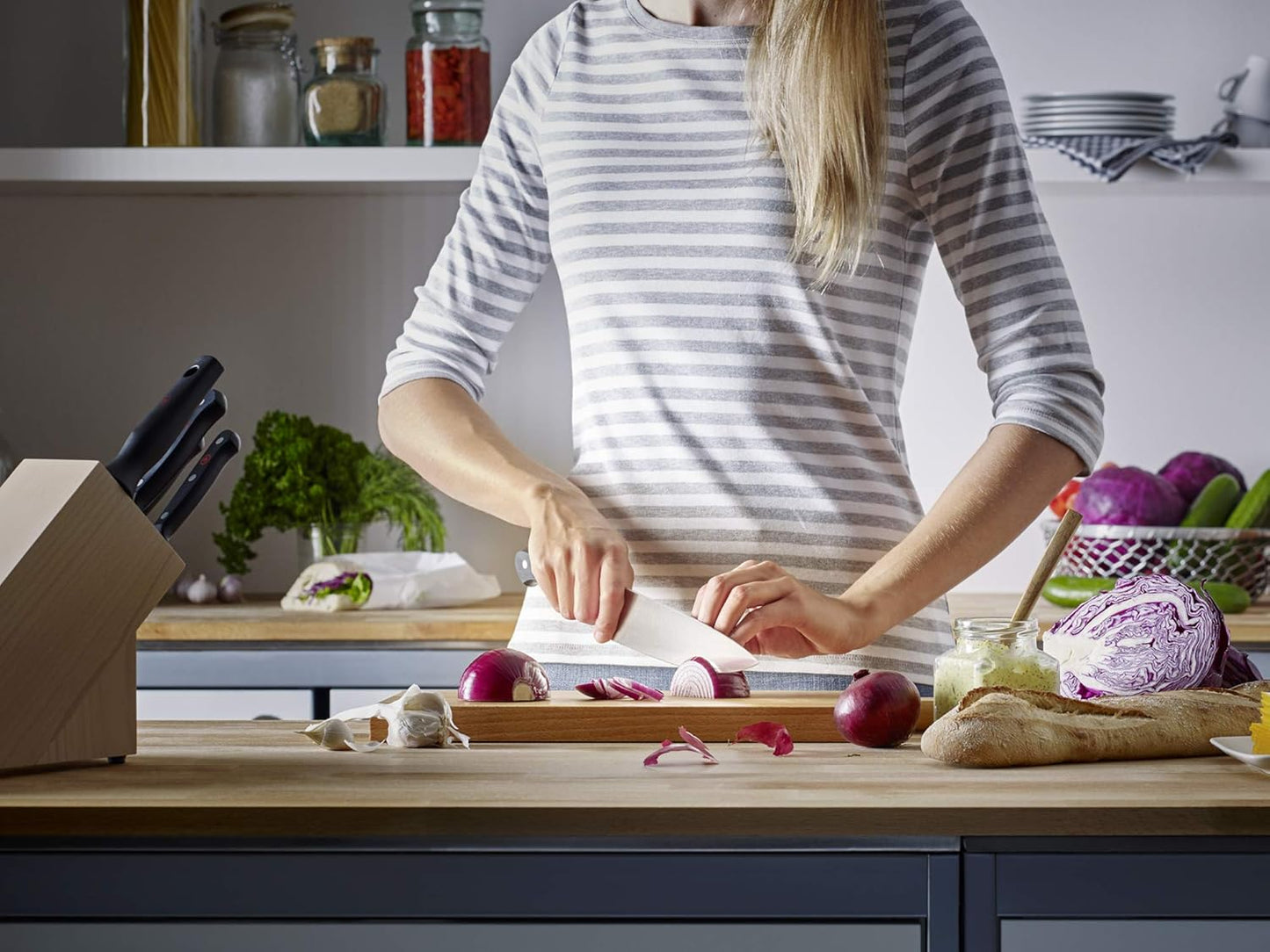 Gourmet Gemüsemesser, 8cm Gemüsemesser, ausgelaserte Klinge