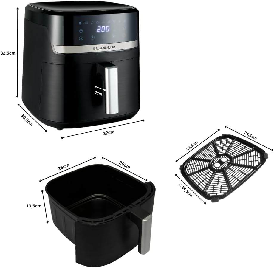 Satisfry Heissluftfritteuse, Heissluftfritteuse 8,3L 27632