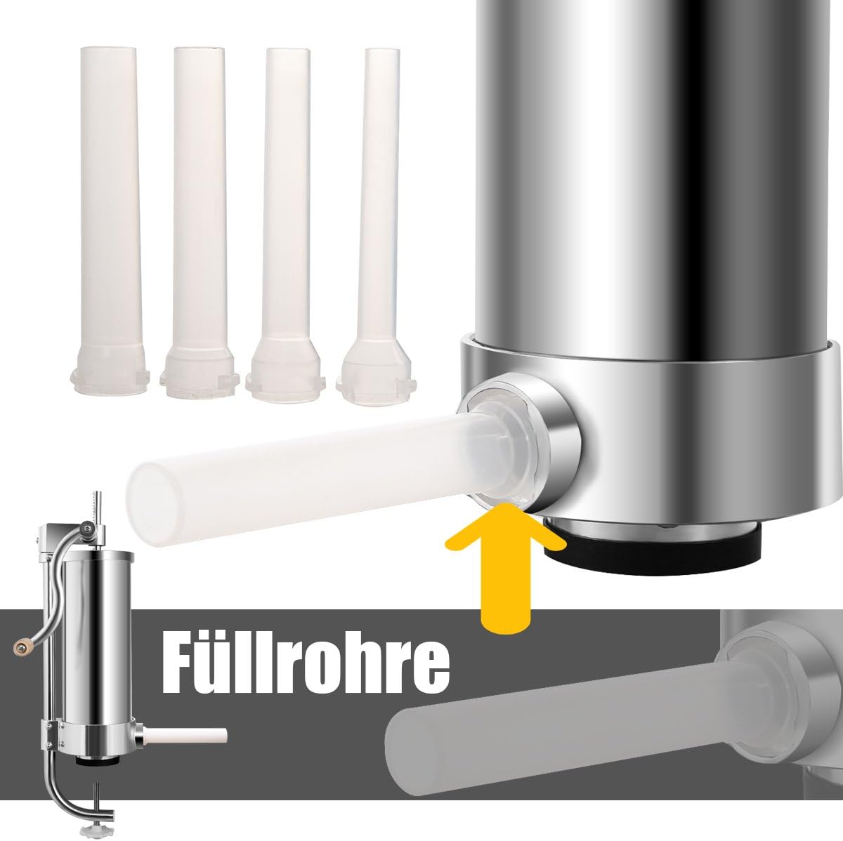 Wurstfüllmaschine, 3,6L - 4 Füllrohre