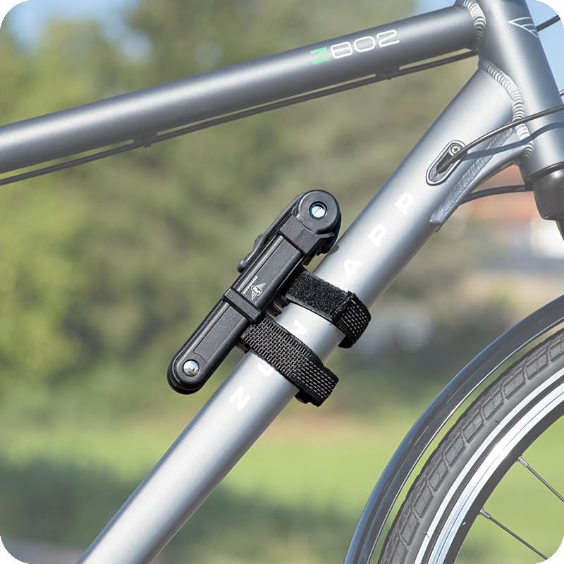 Velo-Faltschloss mit Halterung
