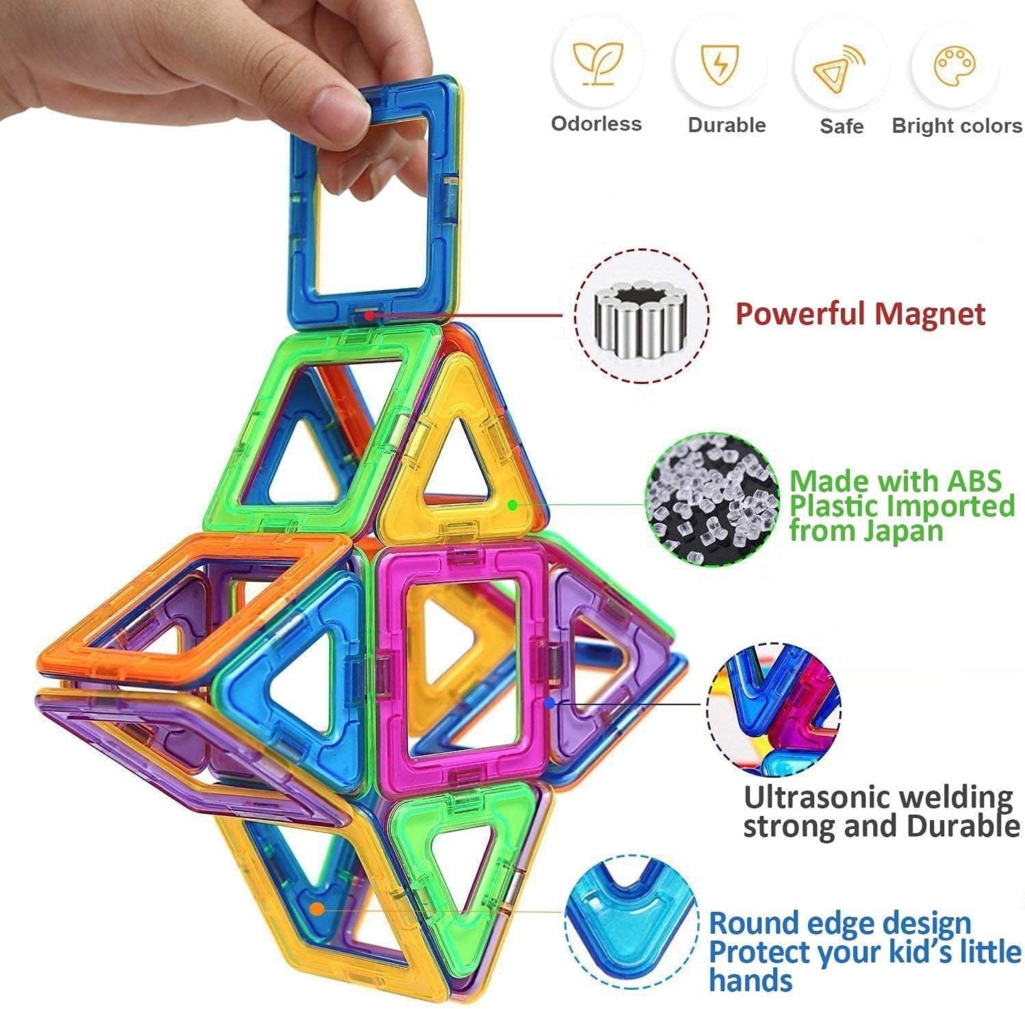Magnetische Bausteine-Set