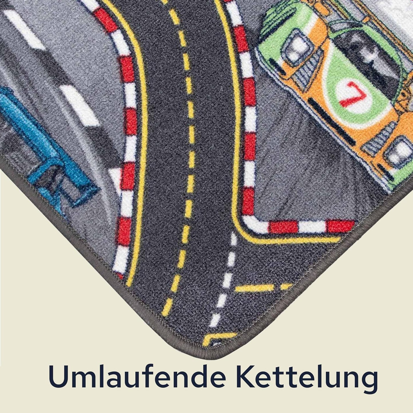Spielteppich Strasse, Cars 140 x 200 cm
