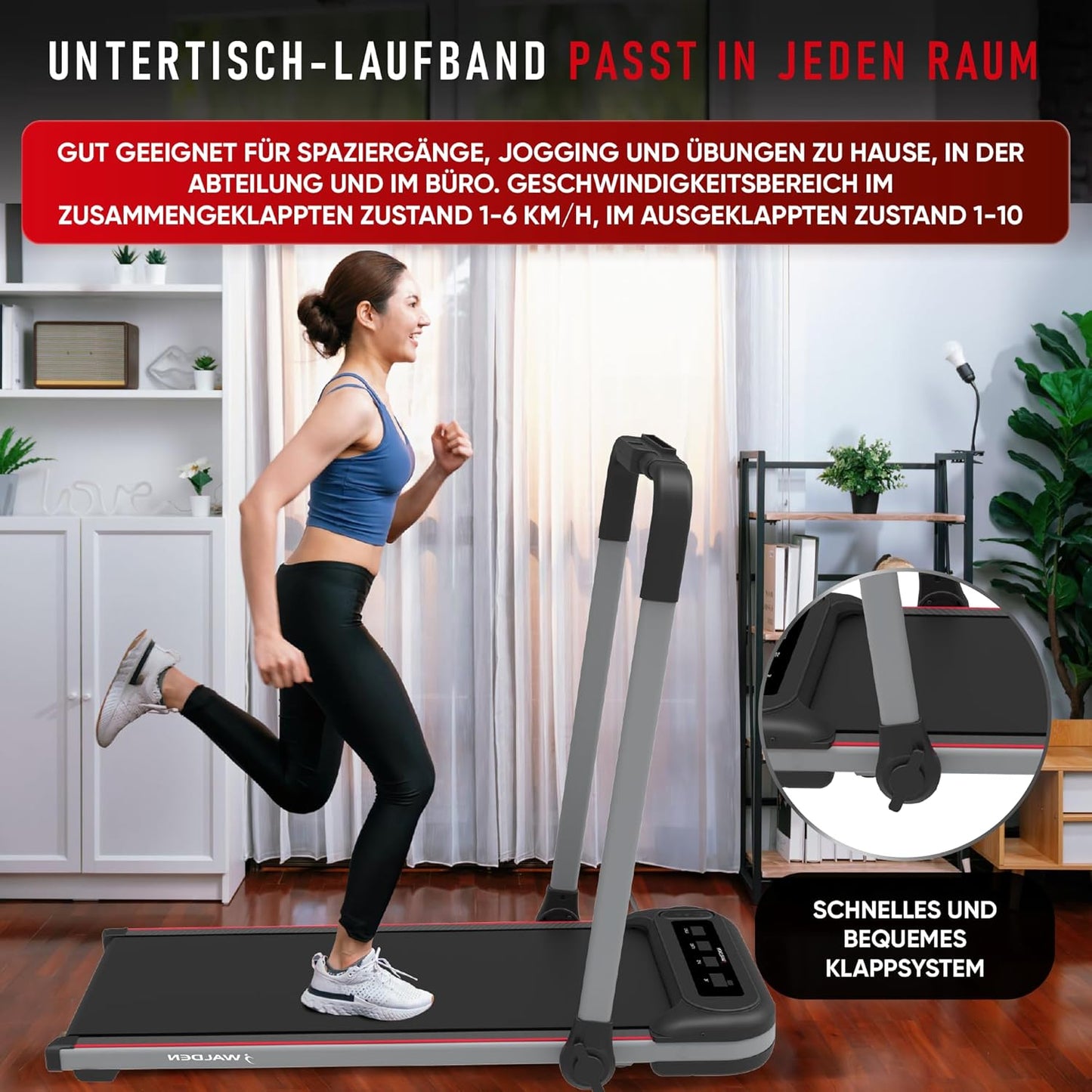 Klappbares Heim-Laufband, 1