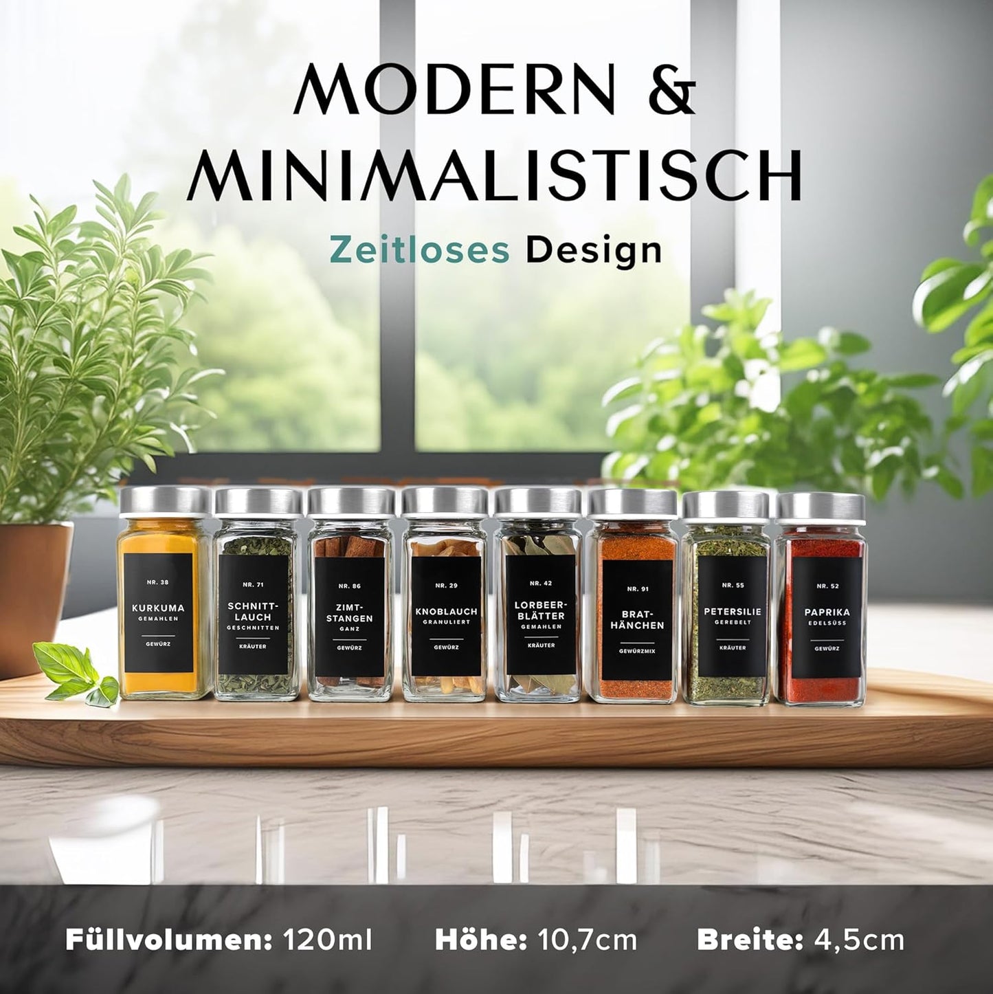 Gewürzgläser Set