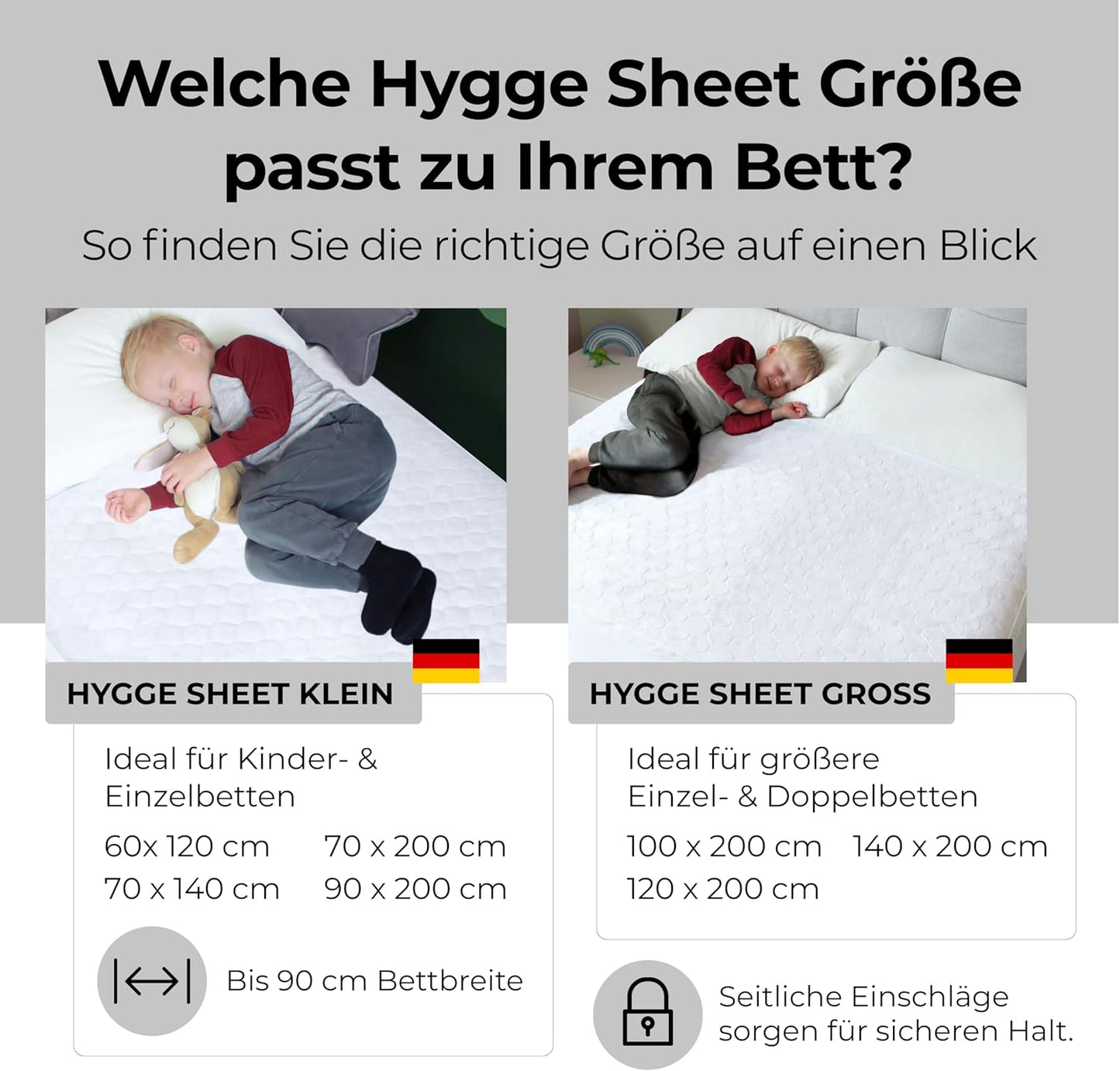 Wasserdichte Bettunterlage für Kinderbetten, Fussball - Klein (Bis 90cm Breite) 1er-Pack