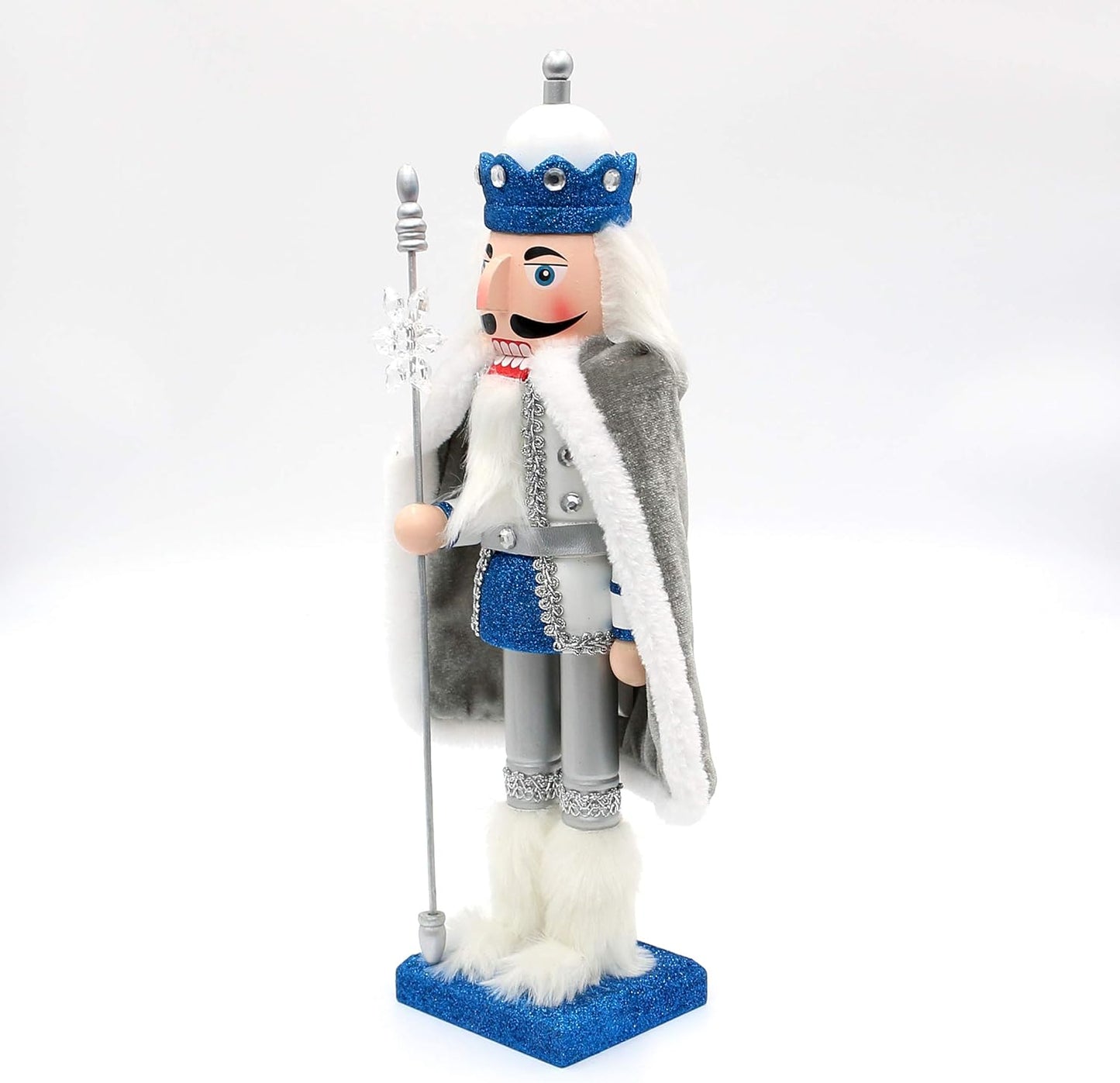 Nussknacker - König, Blau 38 cm
