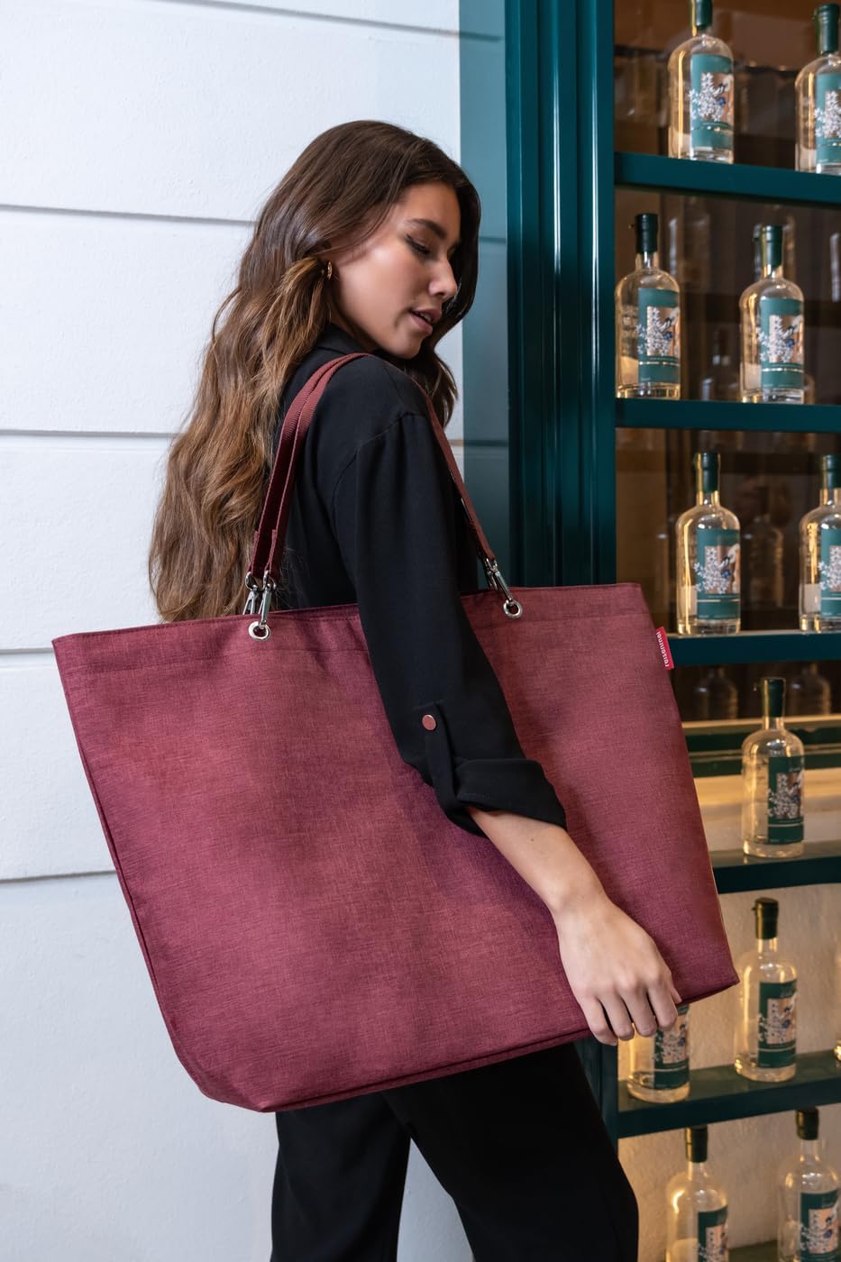 Shopper XL - Twist Maroon, Twist Maroon