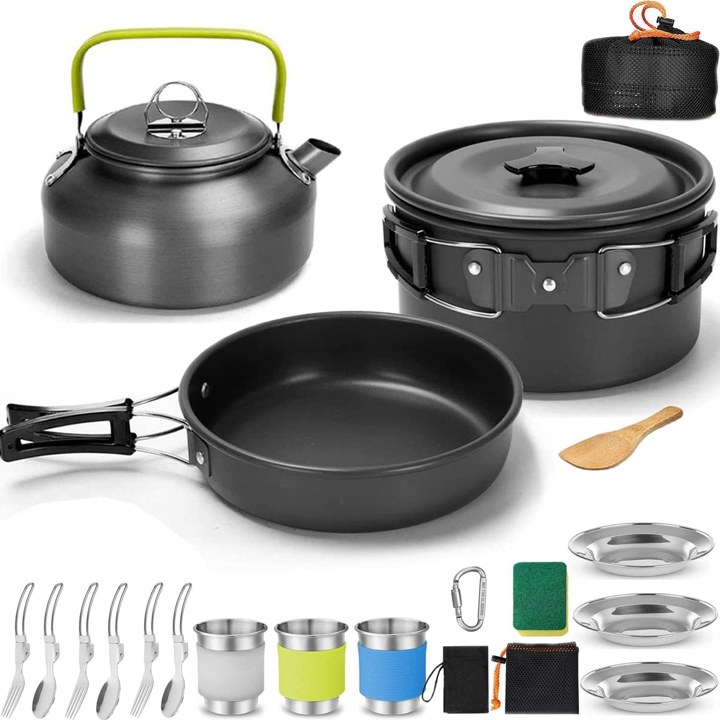 Camping Kochgeschirr Set Auhou für 3 Personen
