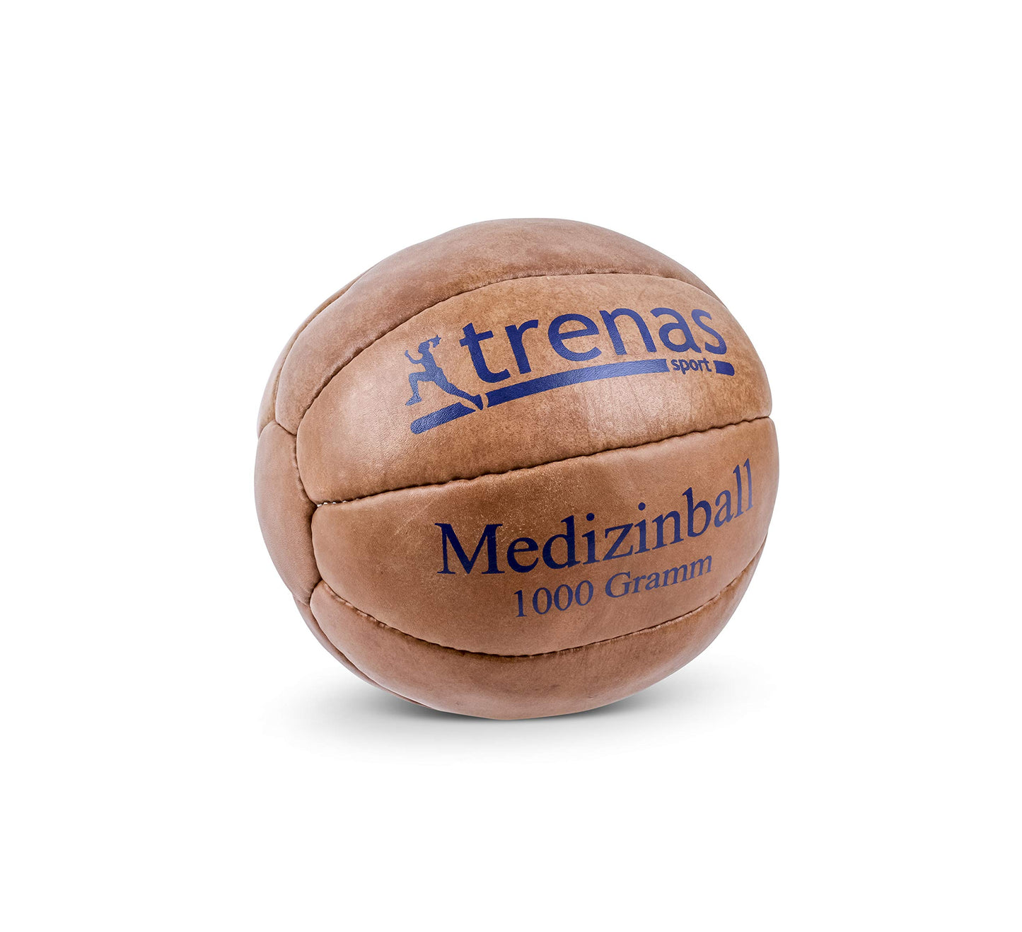 Medizinball aus Leder 1 kg, 1,00 KG