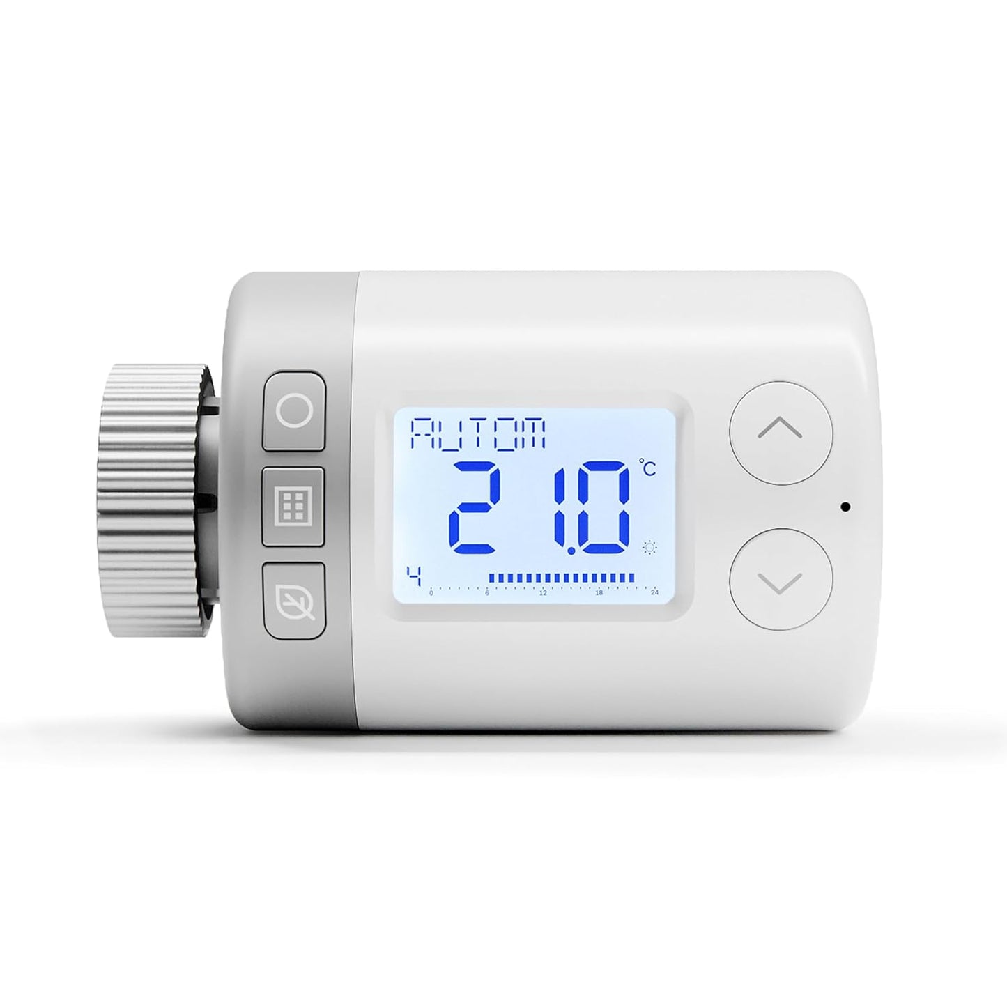 Intelligenter Heizkörperregler Rondostat HR27, Neue Version, 1er-Pack, Eco-Modus, 6 Zeitschaltpunkte