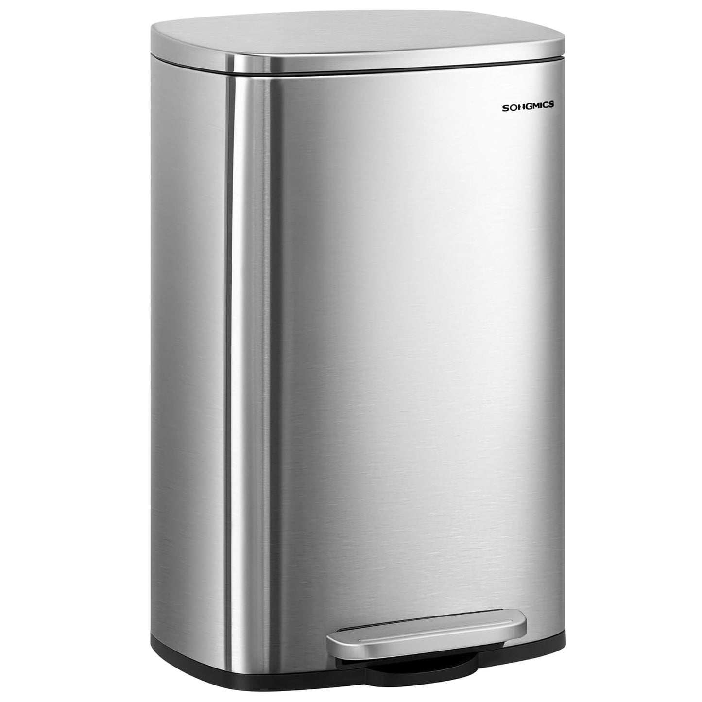 Treteimer Miao mit Softclose-Deckel und Inneneimer, Silbern