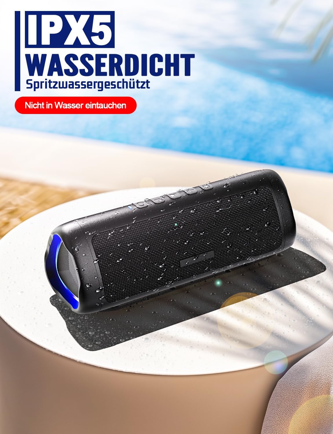 Tragbarer Bluetooth-Lautsprecher