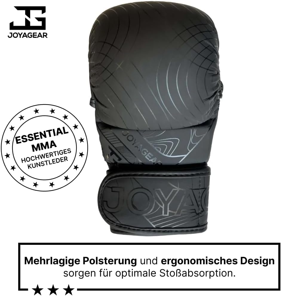 MMA Handschuhe Essential, Schwarz M