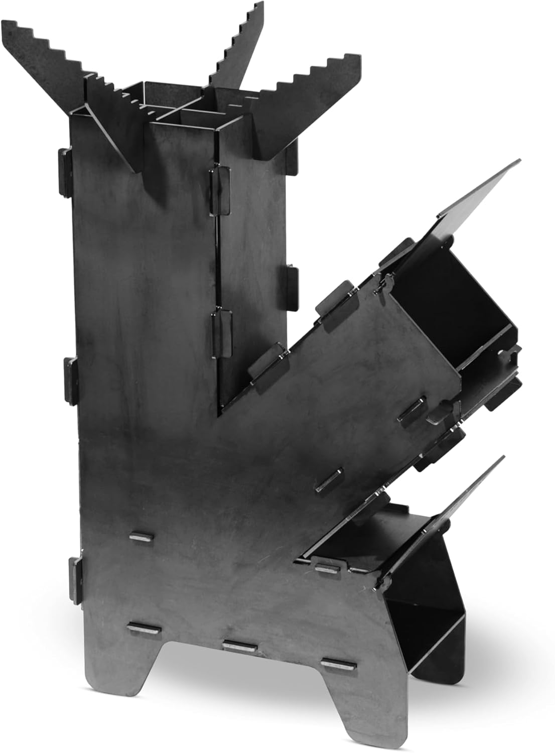 Raketenofen mit Grillplatte, Gross mit Grillplatte