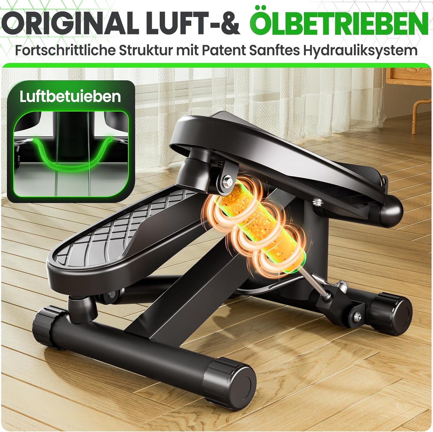 Stepper mit Power Ropes und LCD-Display