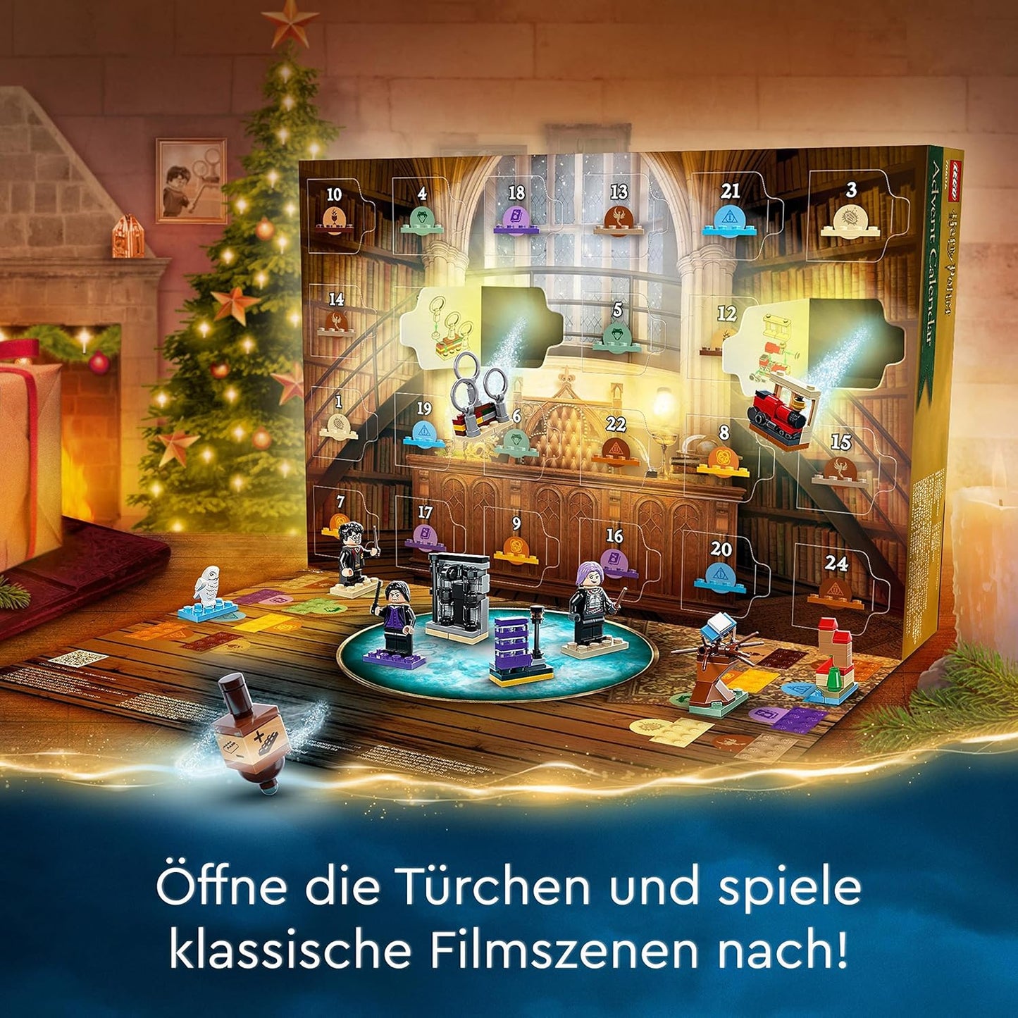 Harry Potter Adventskalender mit Brettspiel, Single