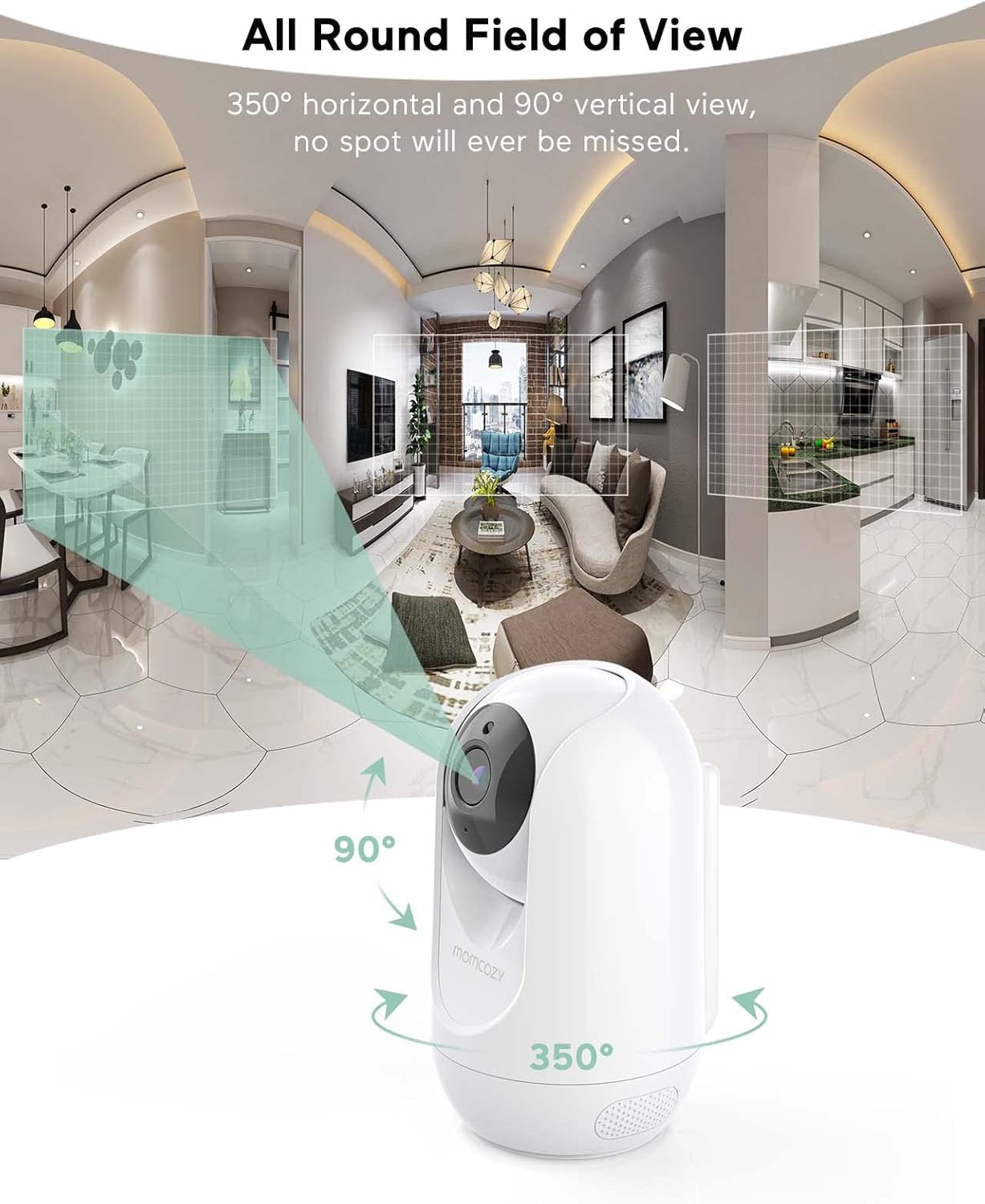 Video Babyphone mit Kamera (1+1 Kit), Display+1 Kamera