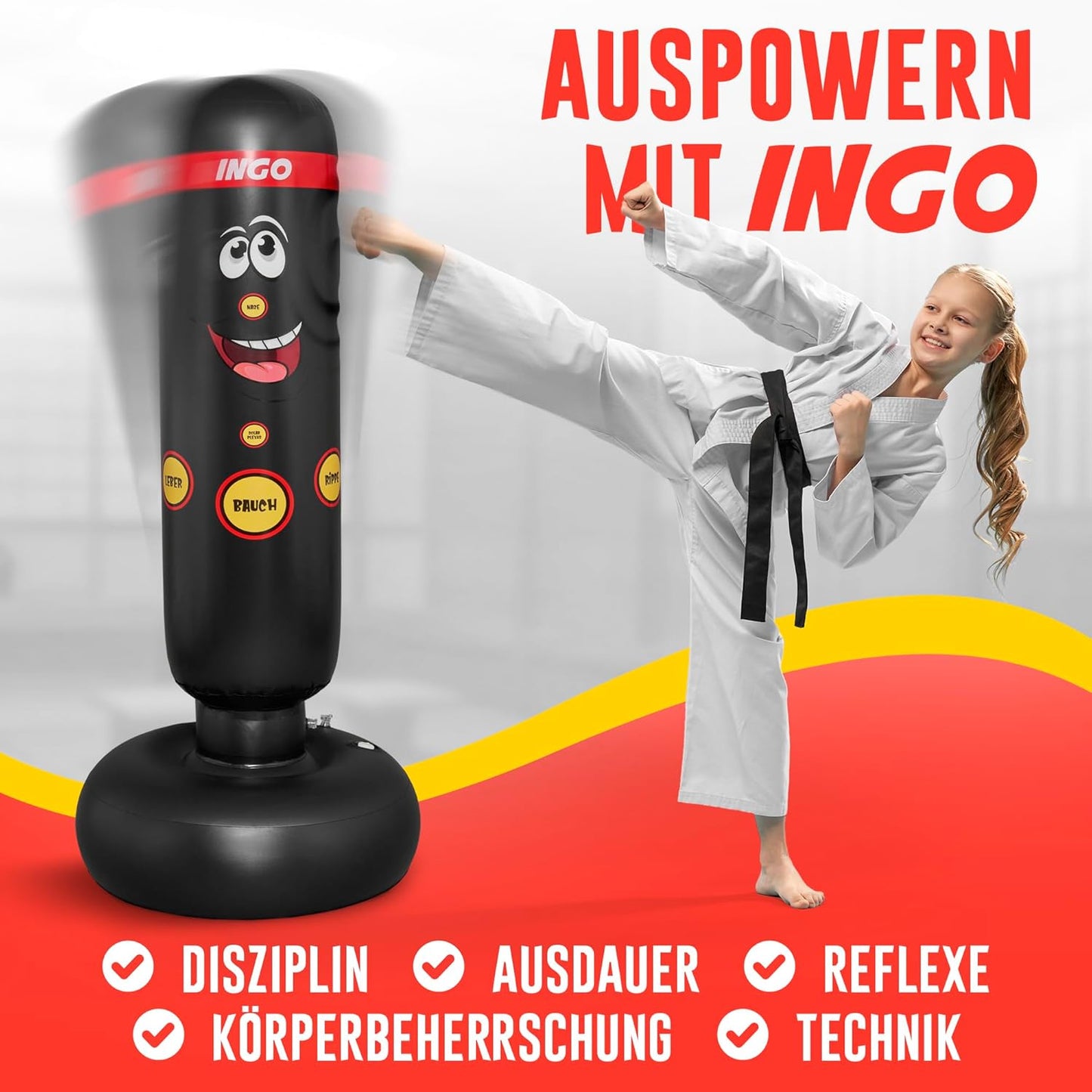 Boxsack-Set für Kinder inkl. Handschuhe