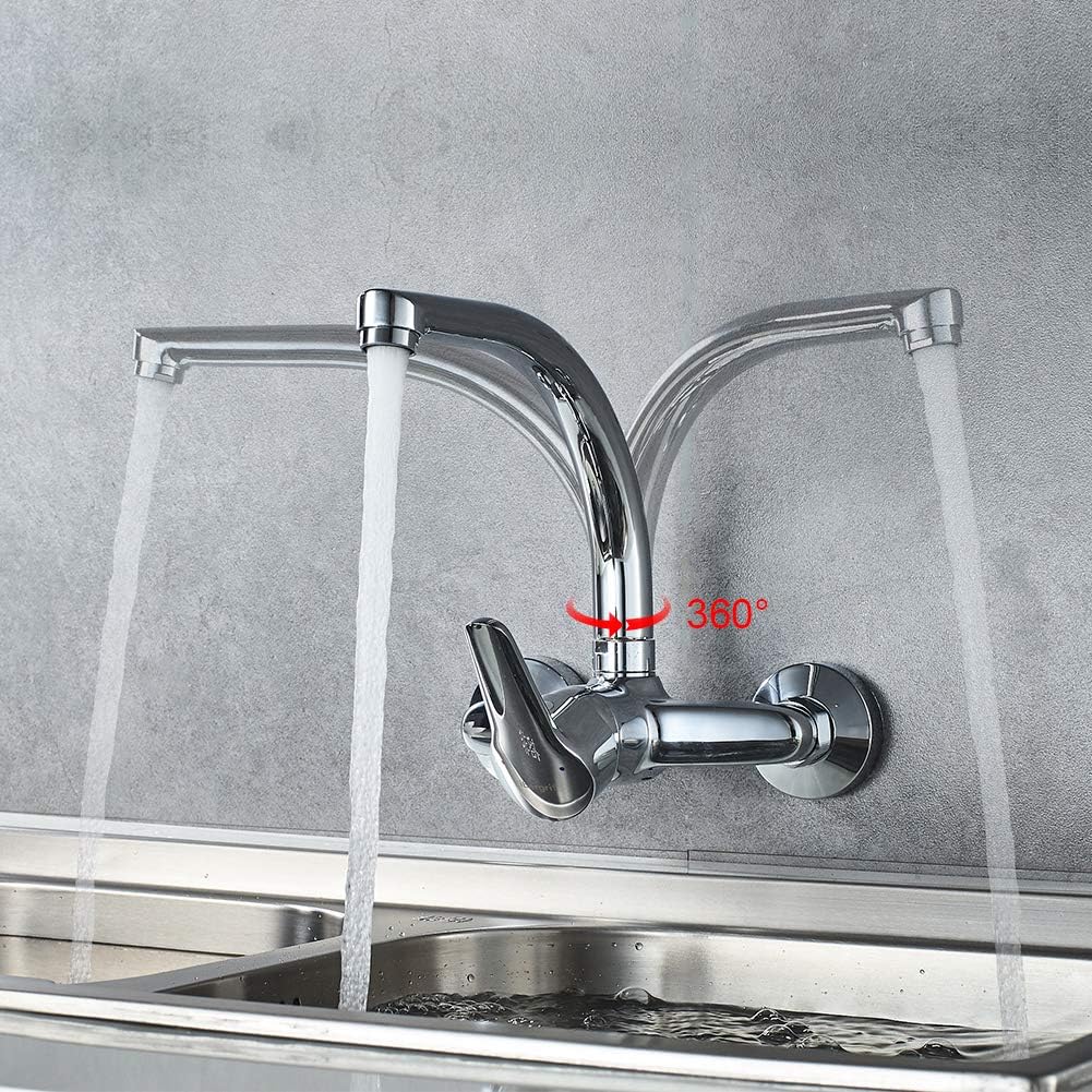 Roma M16350 Küchenarmatur für die Wandmontage, M Silber