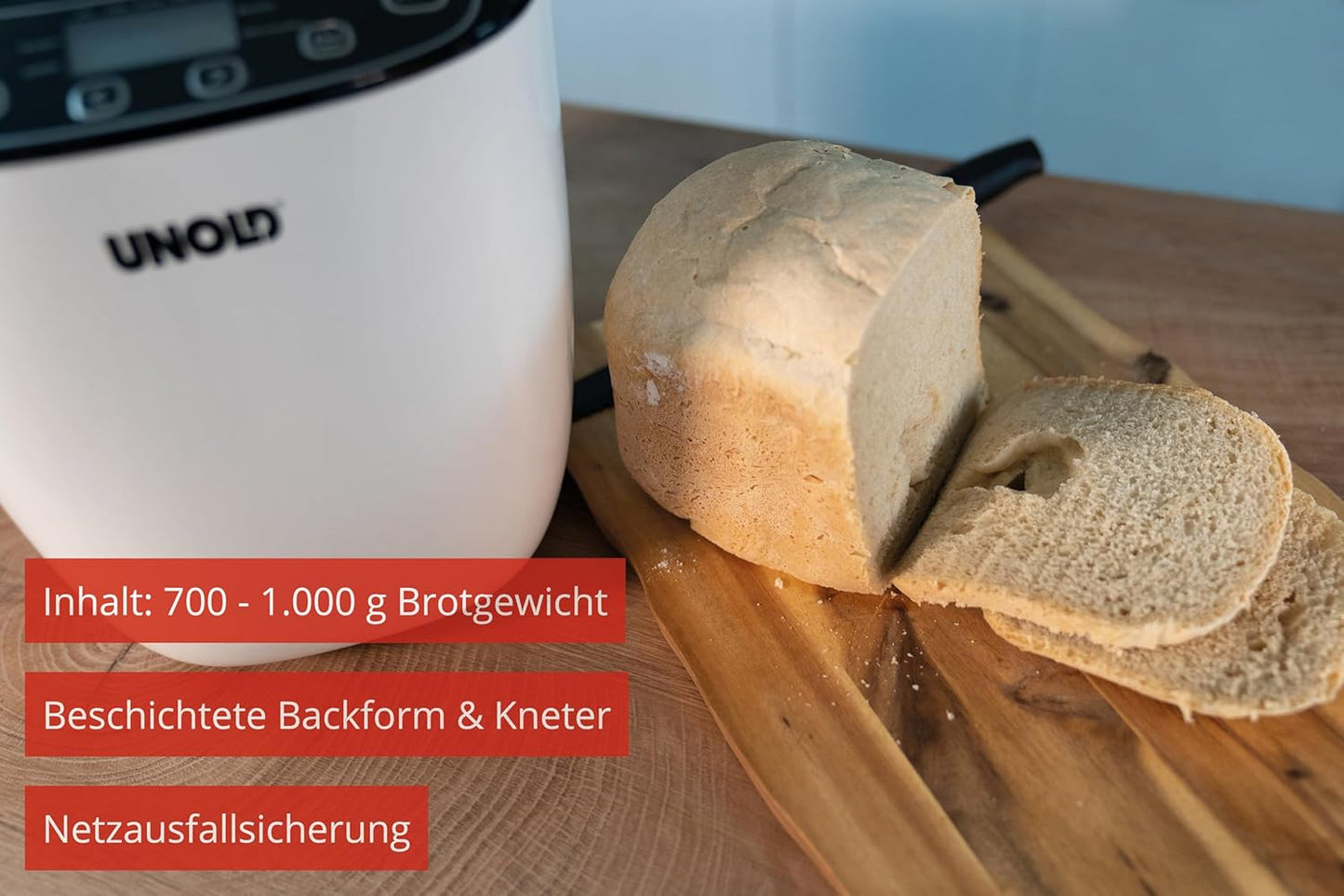 Brotbackautomat 68010 Backmeister Design (1.000g, 12 Programme)