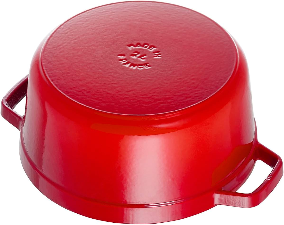 Cocotte Bräter, 30 cm Kirsch-Rot
