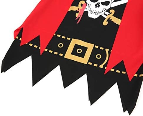 Piratenkostüm für Kinder, 5-6 Jahre/ 110-116 3 Pcs Piratensatz