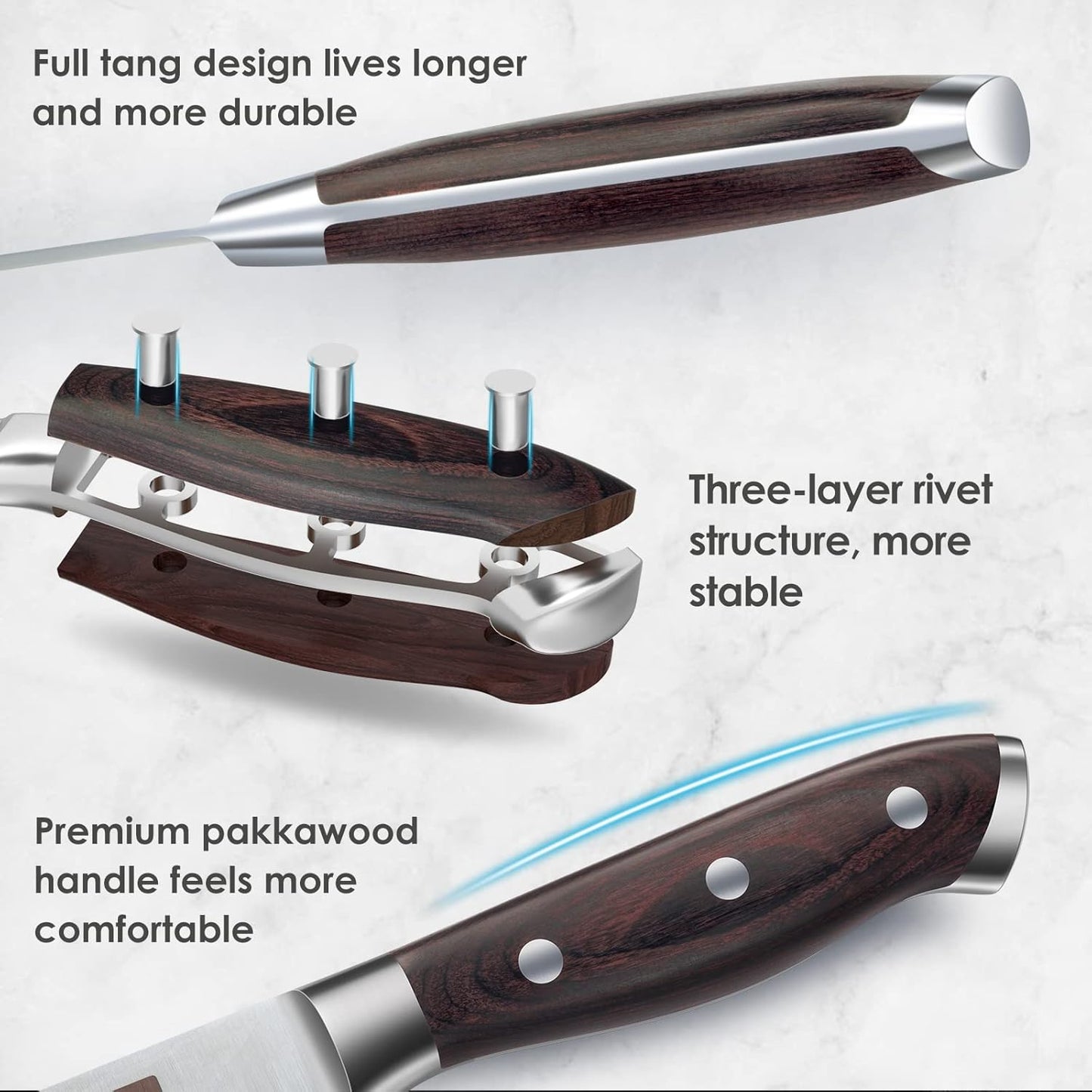 ‎SZCST-2023-001, 16 teilig Messerset