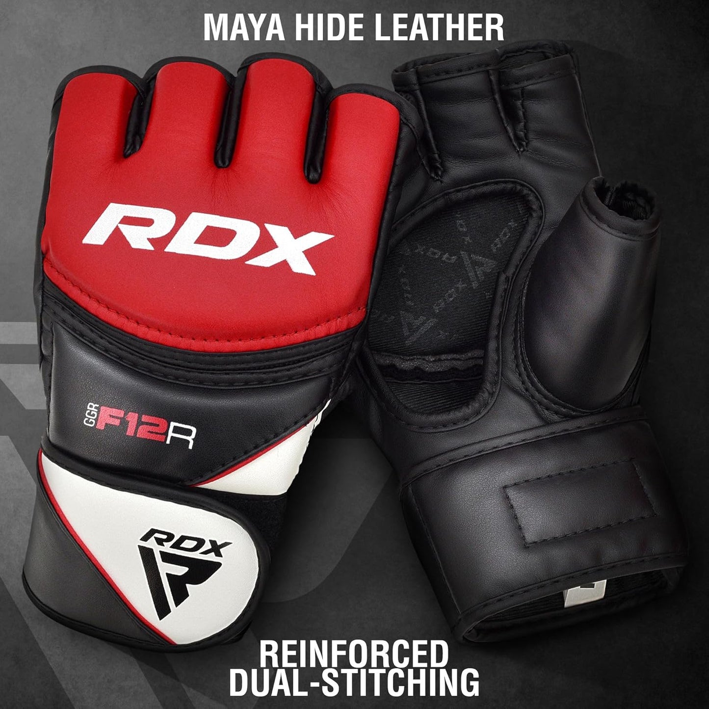 MMA Trainingshandschuhe, S rot - rot