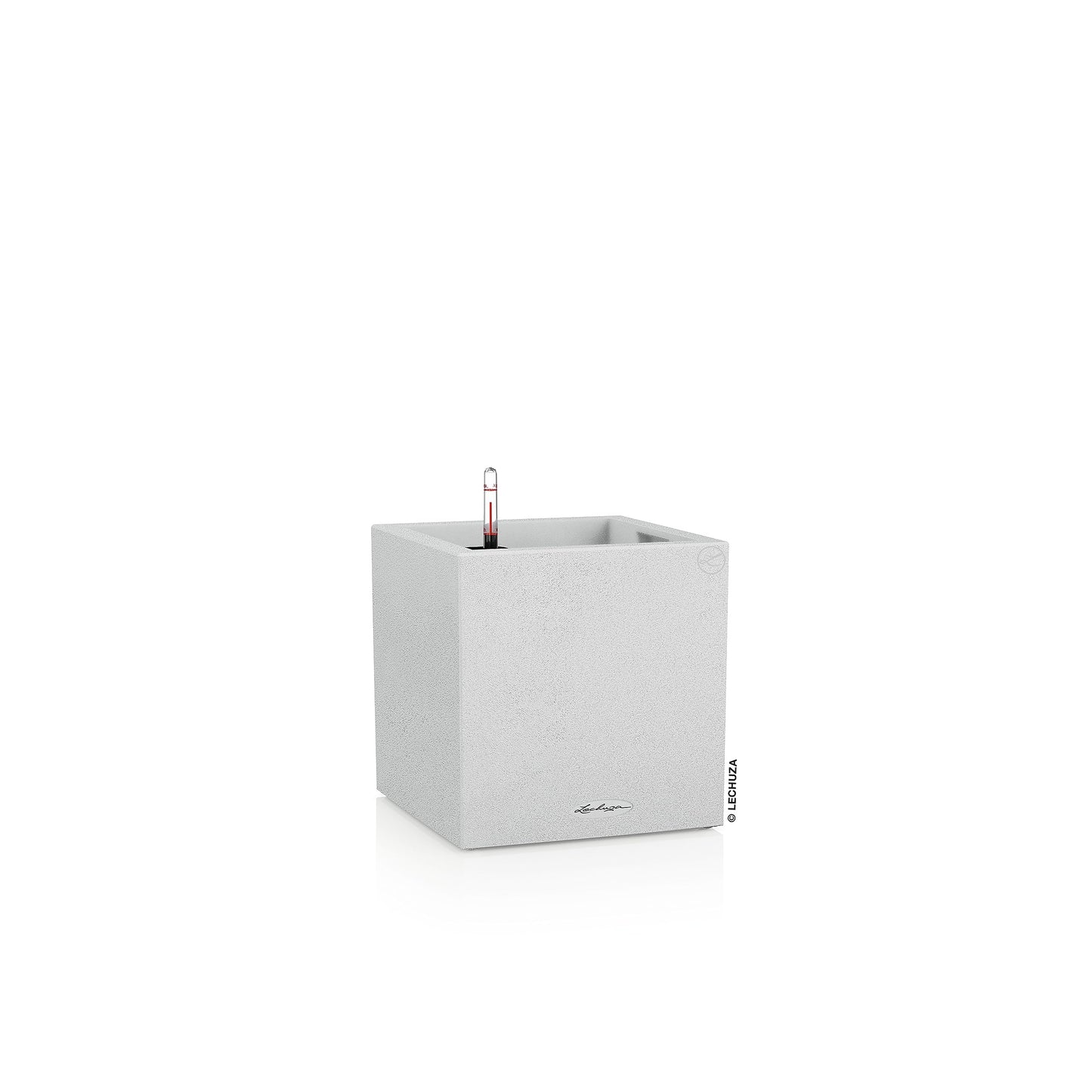 Pflanzgefäss Canto Stone 40, 40x40x40 cm Quarzweiss