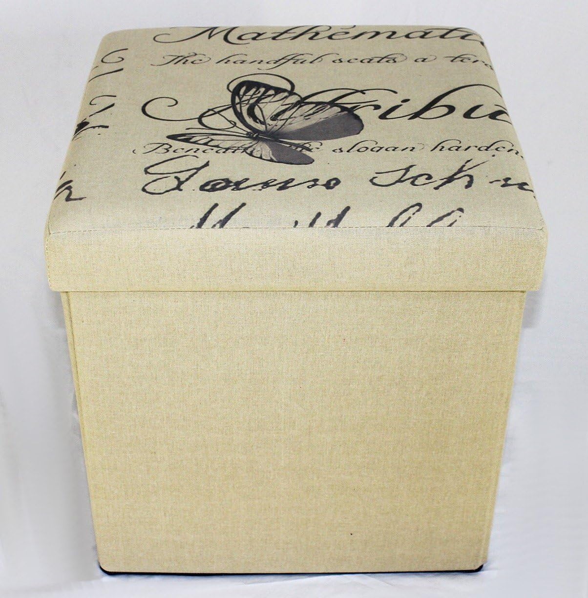 Faltbarer Sitzhocker mit Aufbewahrungsbox