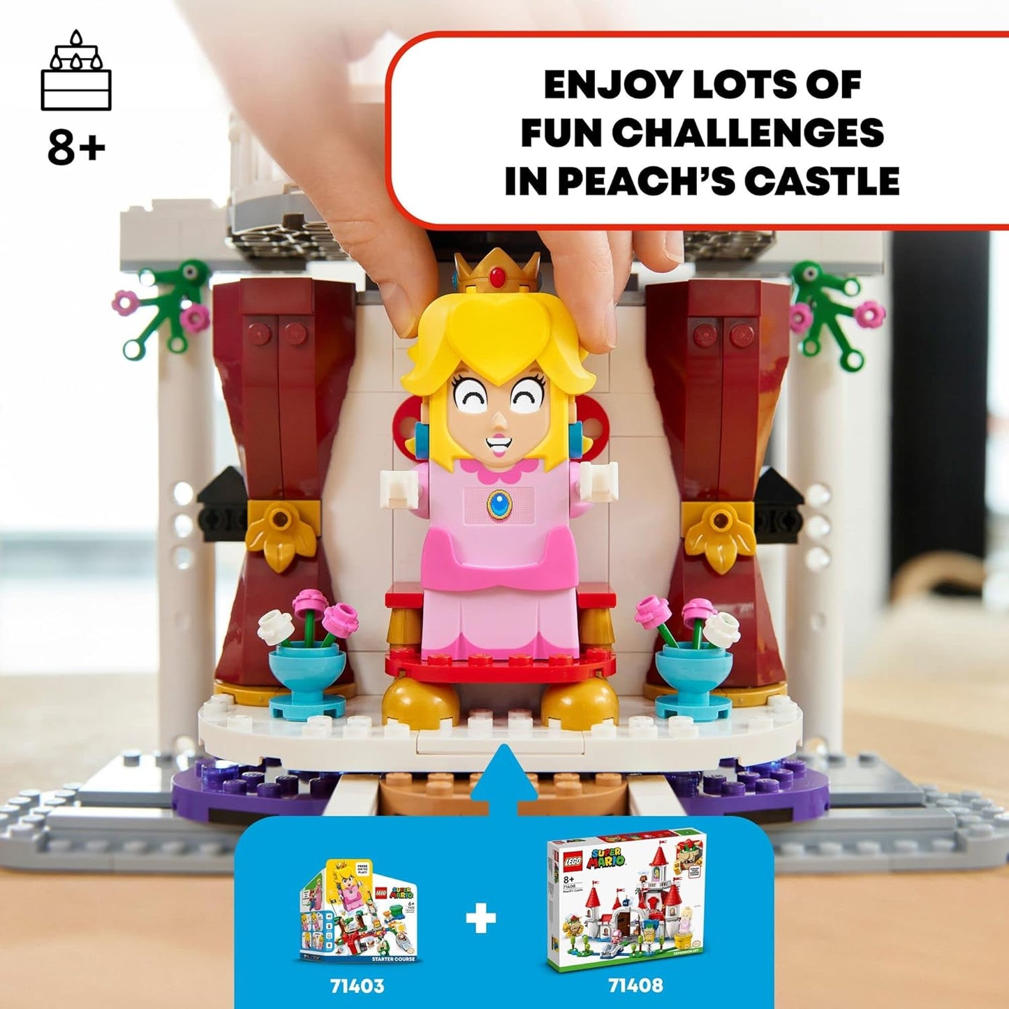Pfirsich's Castle Erweiterungsset, Frustfreie Verpackung