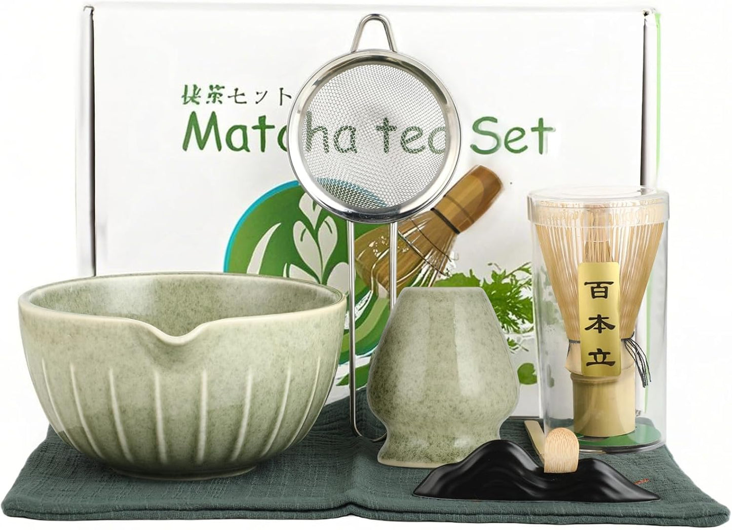 7-teiliges Matcha Tee-Set für Anfänger