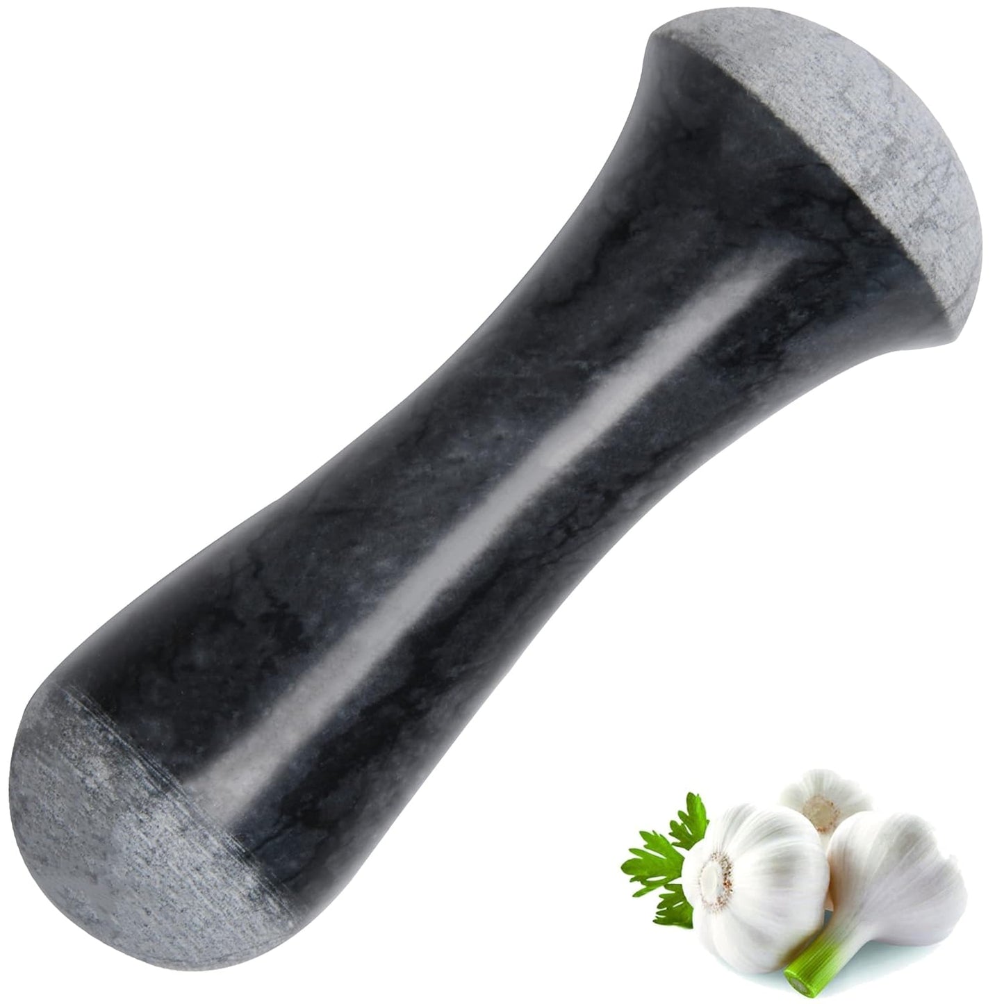 Ersatzstössel, black marble polished
