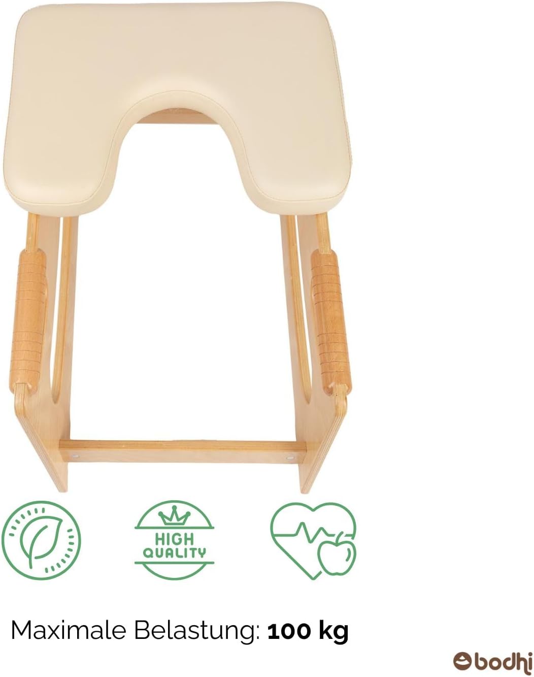 Kopfstandhocker, Beige