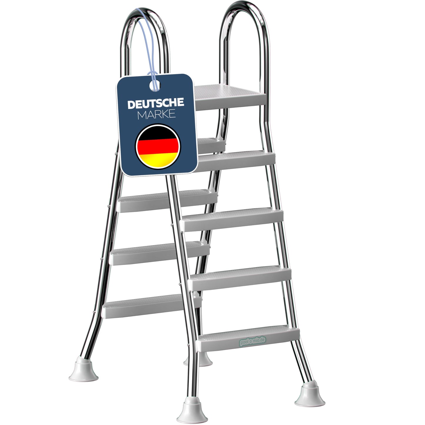 Poolleiter, bis 132 cm
