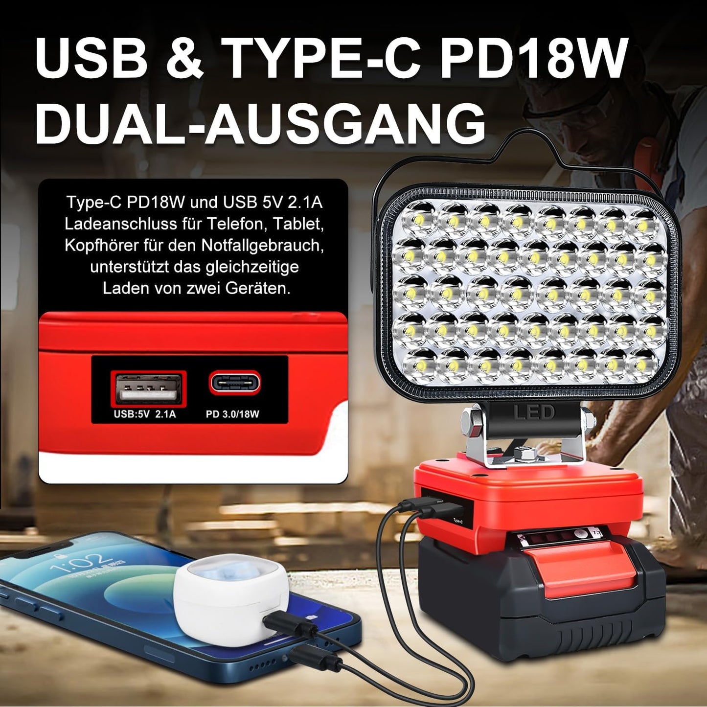 LED-Arbeitsleuchte