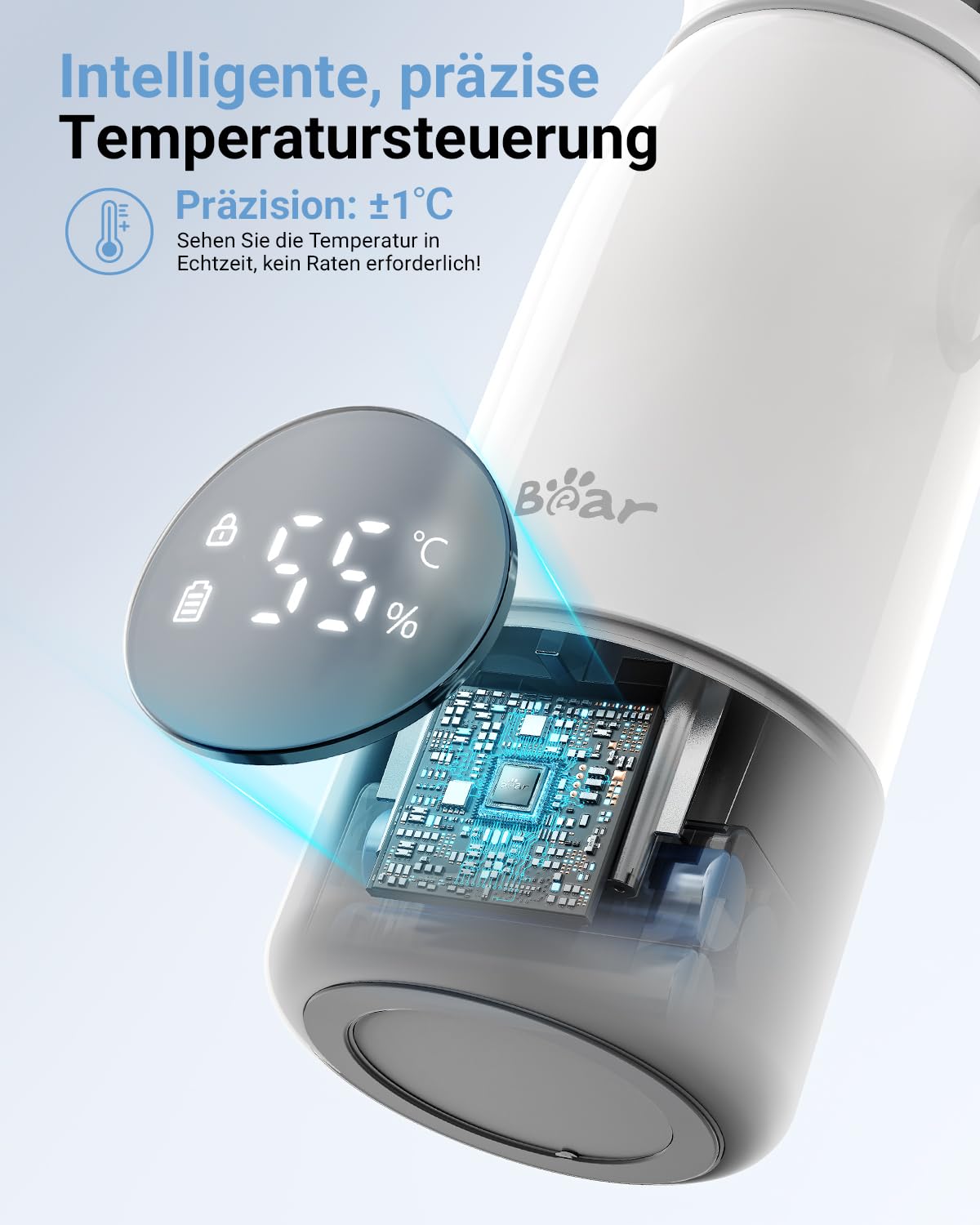 Tragbarer Flaschenwärmer für Baby