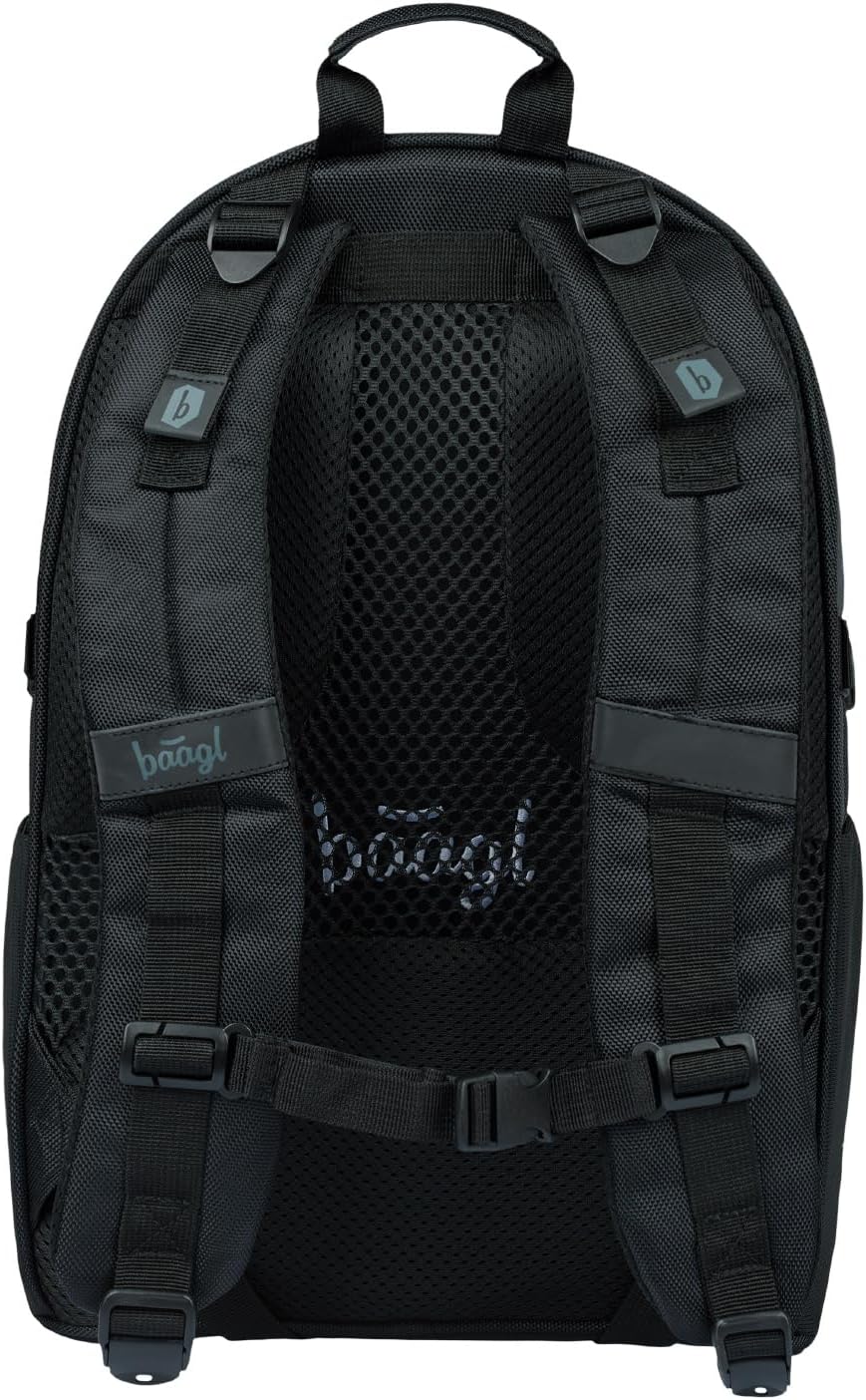 3-teiliges Schulrucksack-Set, Skate Gold