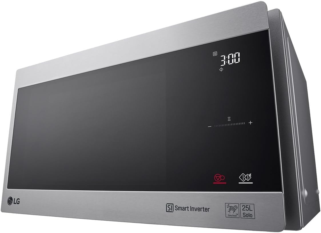Mikrowelle MS2595CIS mit Smart Inverter Technologie, Solo-Mikrowelle, Edelstahl Silber 2