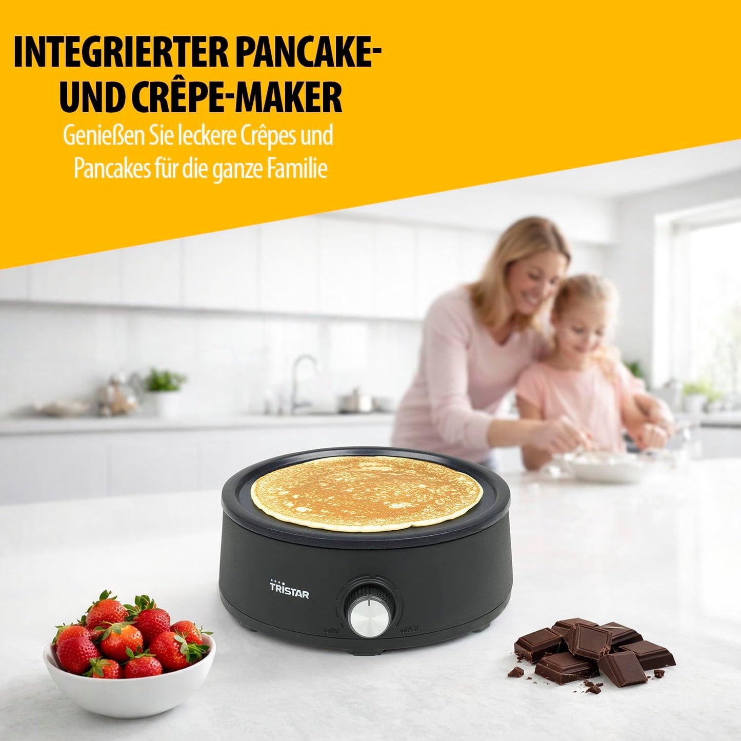 Fondue-Set mit Crêpe-Funktion