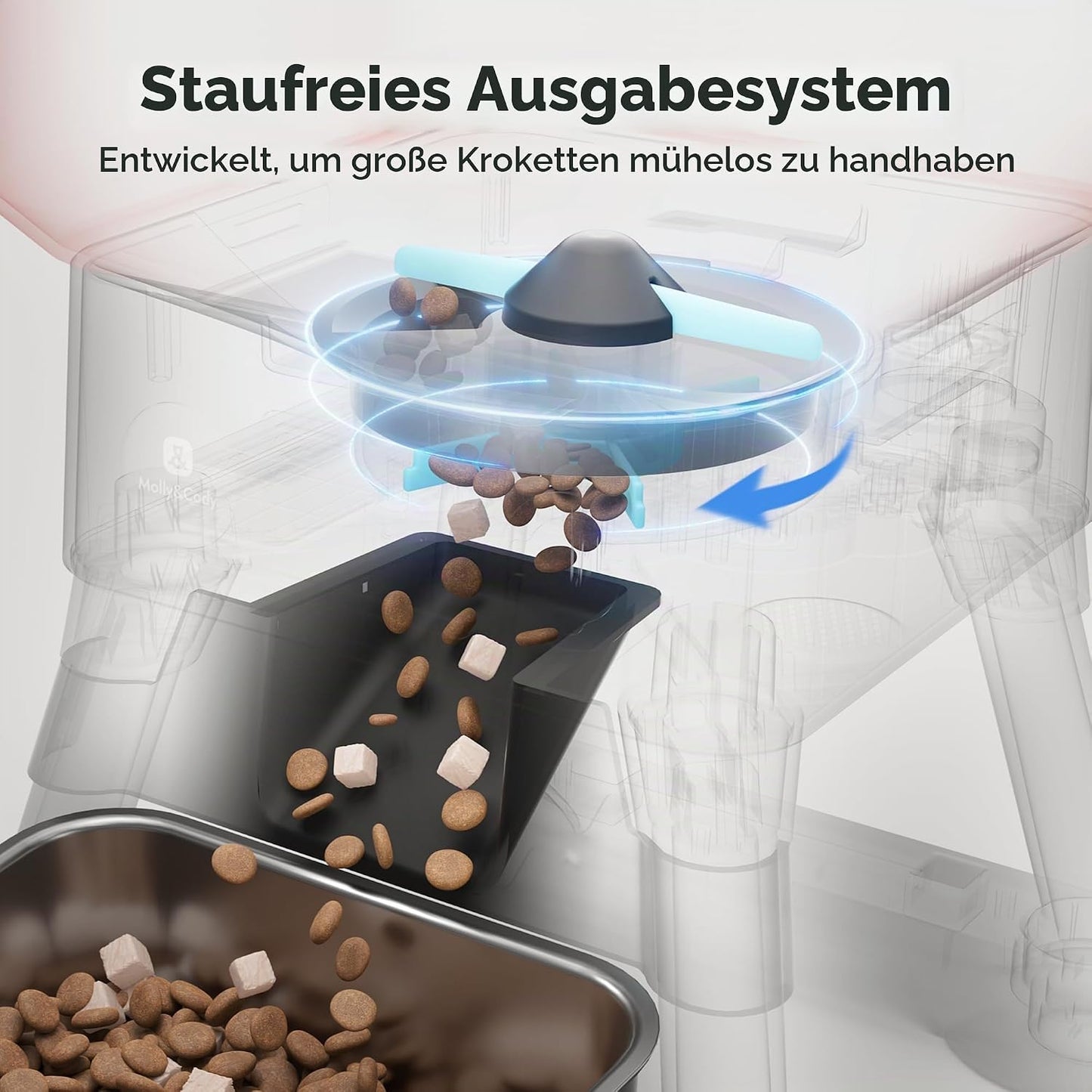 Automatischer Futterspender für grosse Hunde, 14L, WiFi-App, 14L-with WiFi