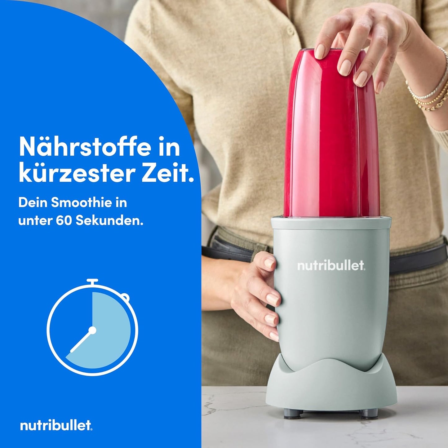 Pro 900 Smoothie Maker, Basis-Paket Mineral Olivgrün