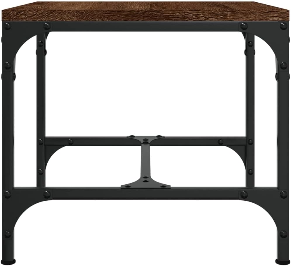 Beistelltisch-Set, 40 x 40 x 35 cm Braune Eiche 2