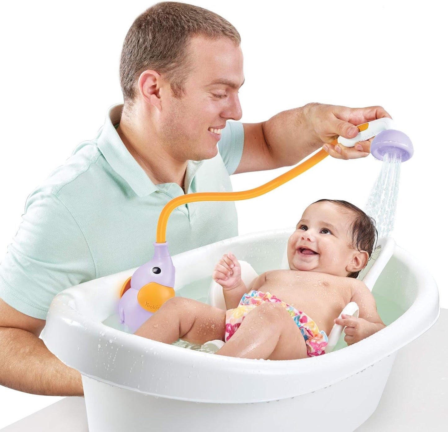 Babydusche Elefant, Blasslila