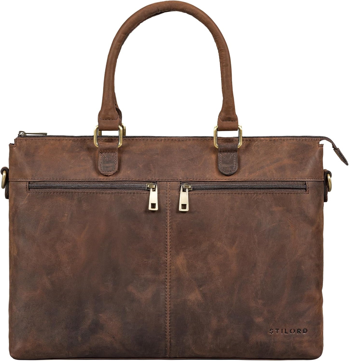 Bailey Laptoptasche mit Trolley-Aufsteckfunktion, Zamora - Braun