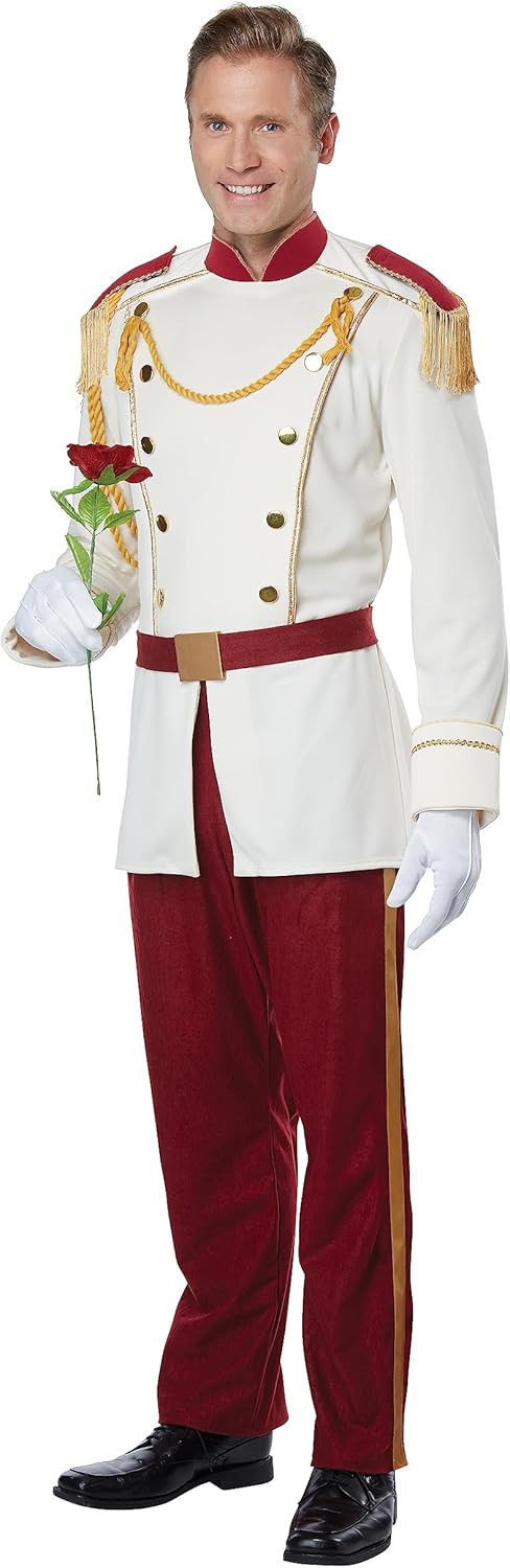 Royal Storybook Herren-Kostüm, S Cream/Chocolate Red