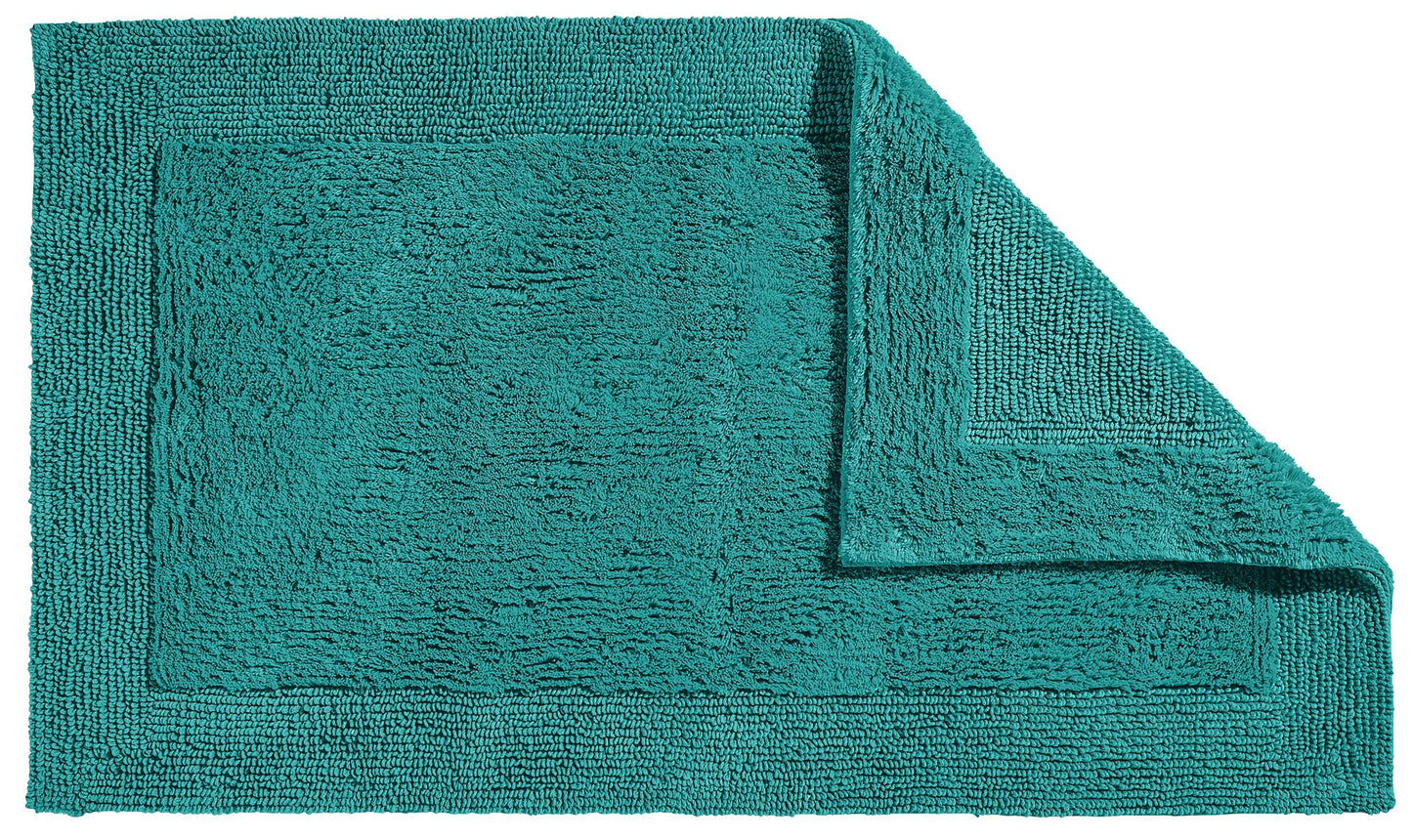 Badematte Stuttgart, Petrol Badteppich - 60x100 cm