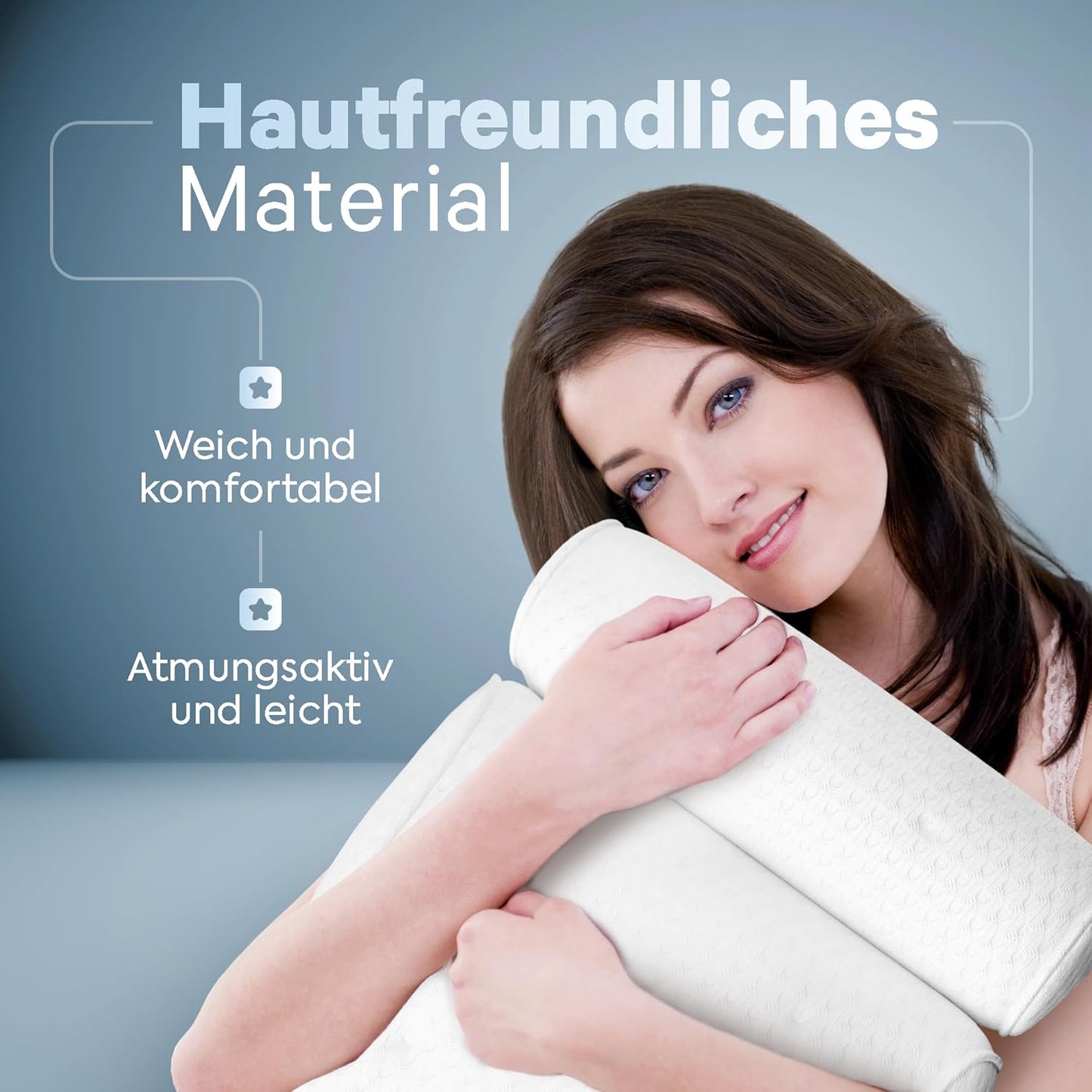 Ergonomisches Badewannenkissen, Weiss-5d
