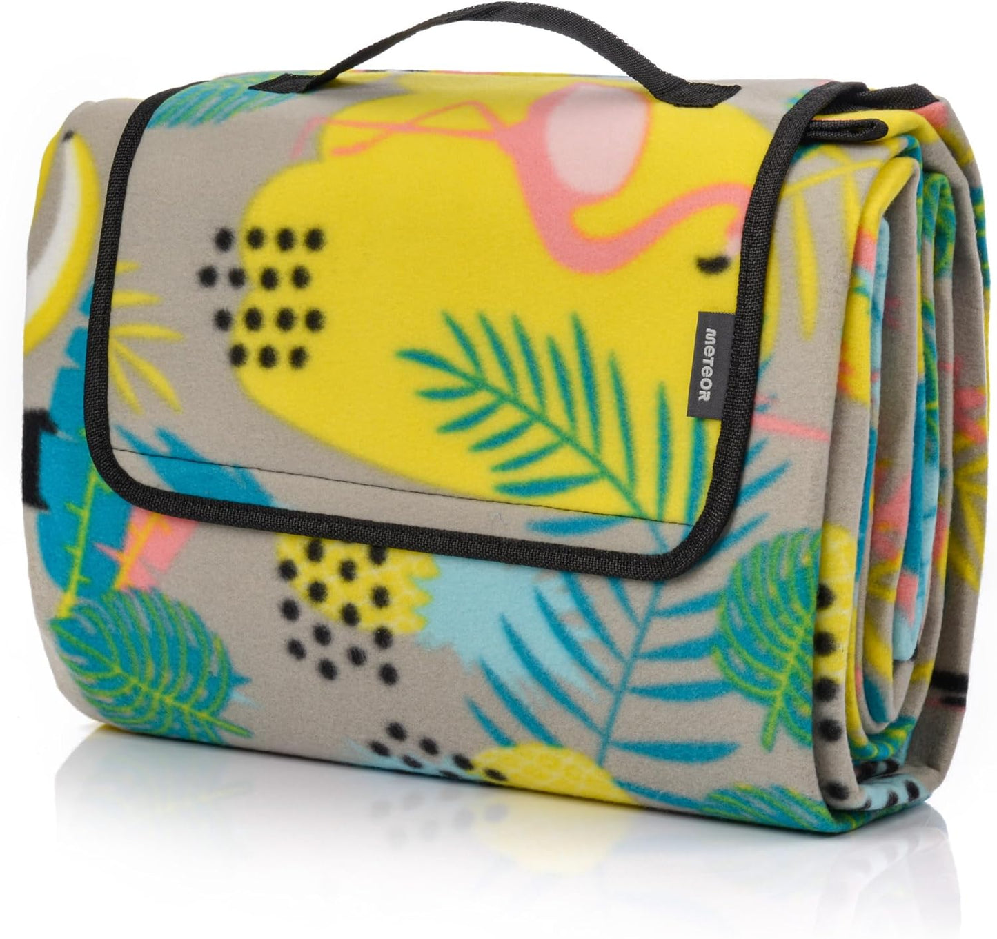 Extra grosse wasserdichte Picknickdecke 175x200 cm, 175x200 cm Tropics