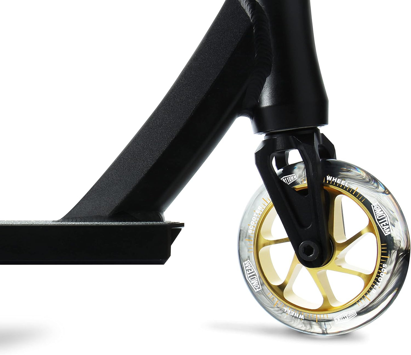 Pro Stunt-Scooter-Räder (2 Stück), Schwarzer PU-Goldkern